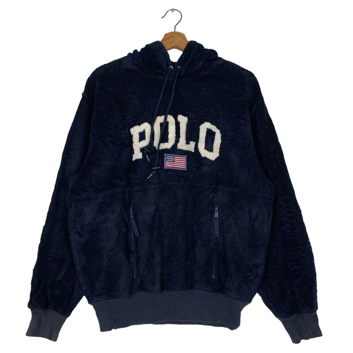 Polo Ralph Lauren Polo Sport RL USA Big Logo Pullover Fleece Hoodies #0018-C1 Size US M / EU 48-50 / 2 - 11 Thumbnail