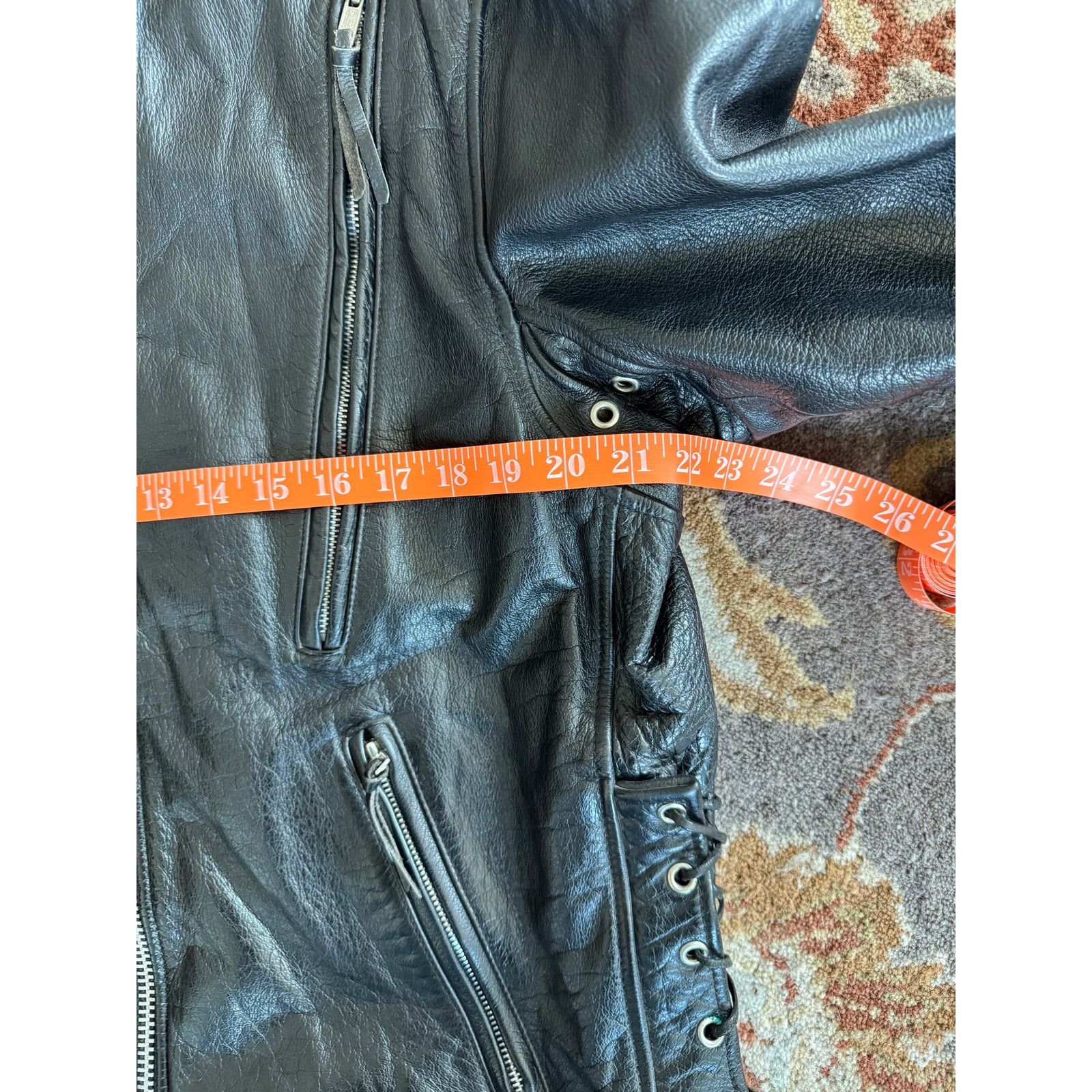 Other Vintage Bonus leather moto jacket size M rocker goth street Size M / US 6-8 / IT 42-44 - 12 Thumbnail