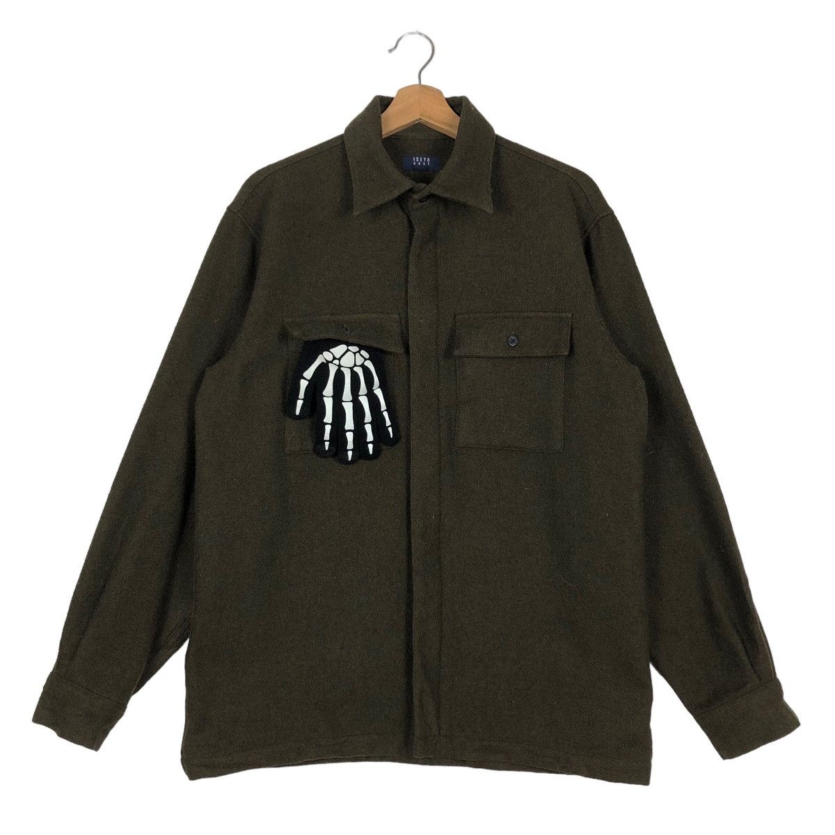 Japanese Brand 🔥Iseya East Issey Miyake Chore Wool Work Jacket Japan Made Size US M / EU 48-50 / 2 - 2 Thumbnail