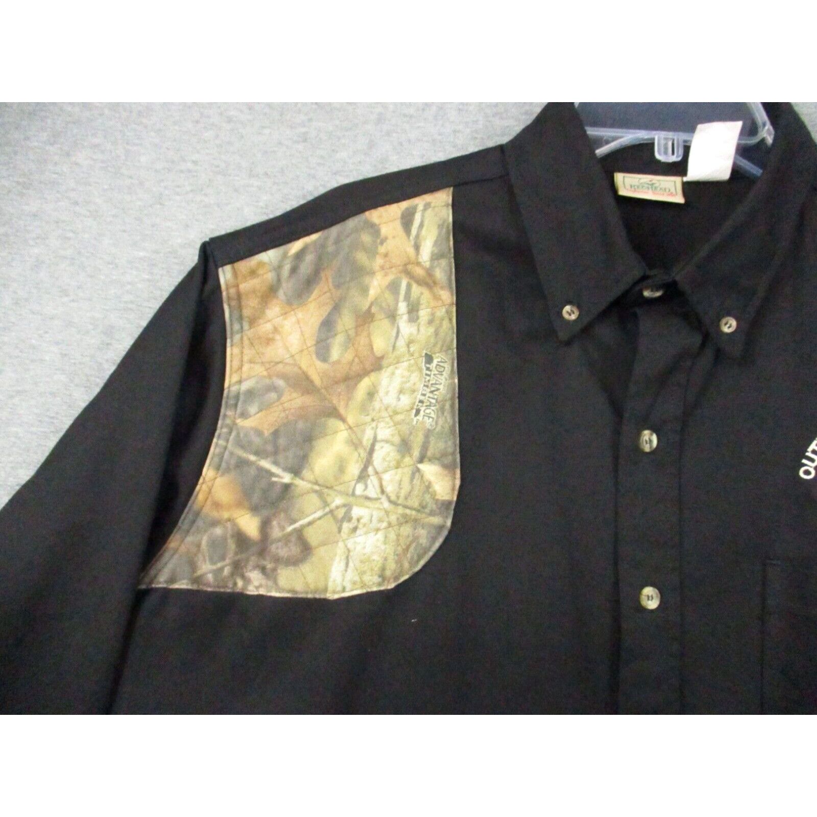 Vintage Vintage Redhead Shooting Shirt XL Camo Quilted Patch Shoulder Cotton Hunting USA Size US XL / EU 56 / 4 - 2 Thumbnail