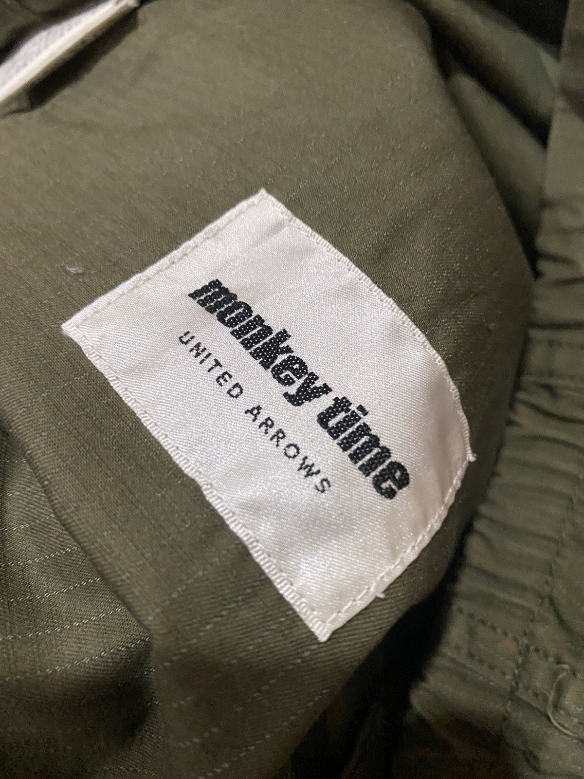 monkey time Monkey Time United Arrows Olive Green Military-Style Utility Size US S / EU 44-46 / 1 - 6 Thumbnail
