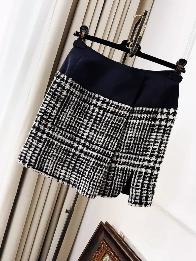 Dior Dior Black and White Plaid Top and Skirt Set-2506 Size XS / US 0-2 / IT 36-38 - 7 Thumbnail