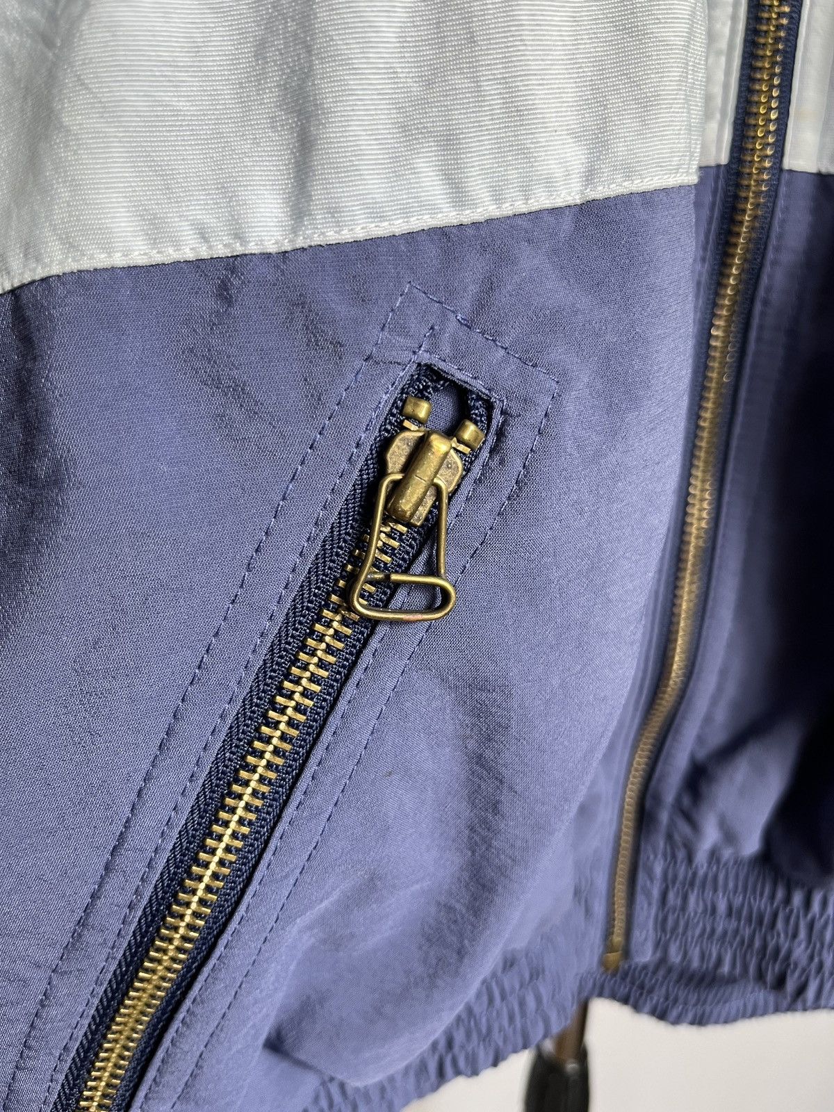 Sergio Tacchini × Vintage Mens y2k Track Jacket Sergio Tacchini Vintage 90s Blue Zip Size US S / EU 44-46 / 1 - 7 Thumbnail