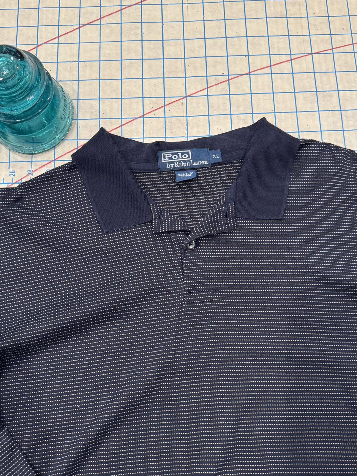 Polo Ralph Lauren Polo Ralph Lauren Long Sleeve Polo Shirt Navy Mens Size XL Size US XL / EU 56 / 4 - 5 Thumbnail