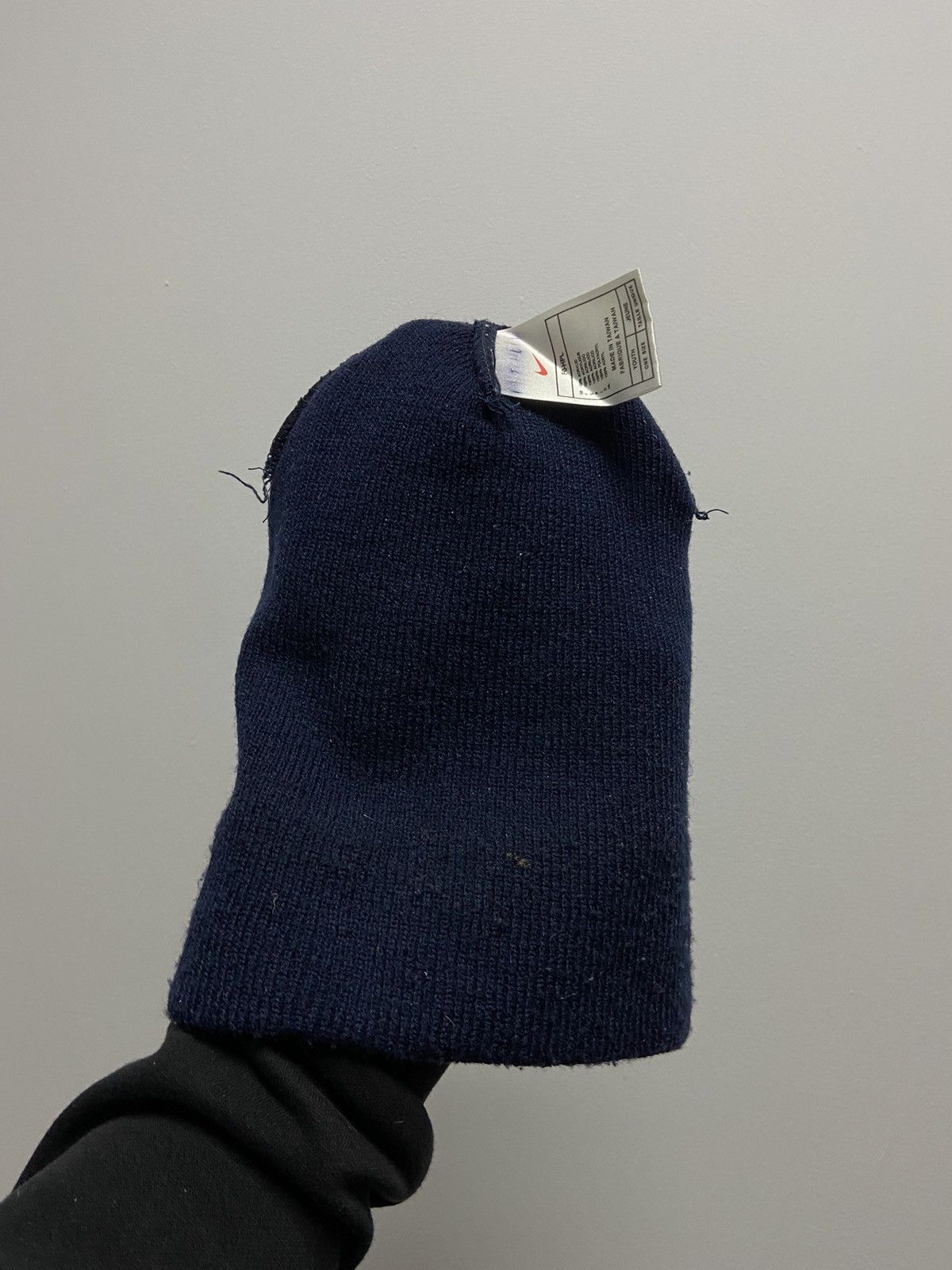 Nike × Vintage Nike Hat Vintage Beanie Small Embroidered Swoosh Logo Size ONE SIZE - 4 Thumbnail