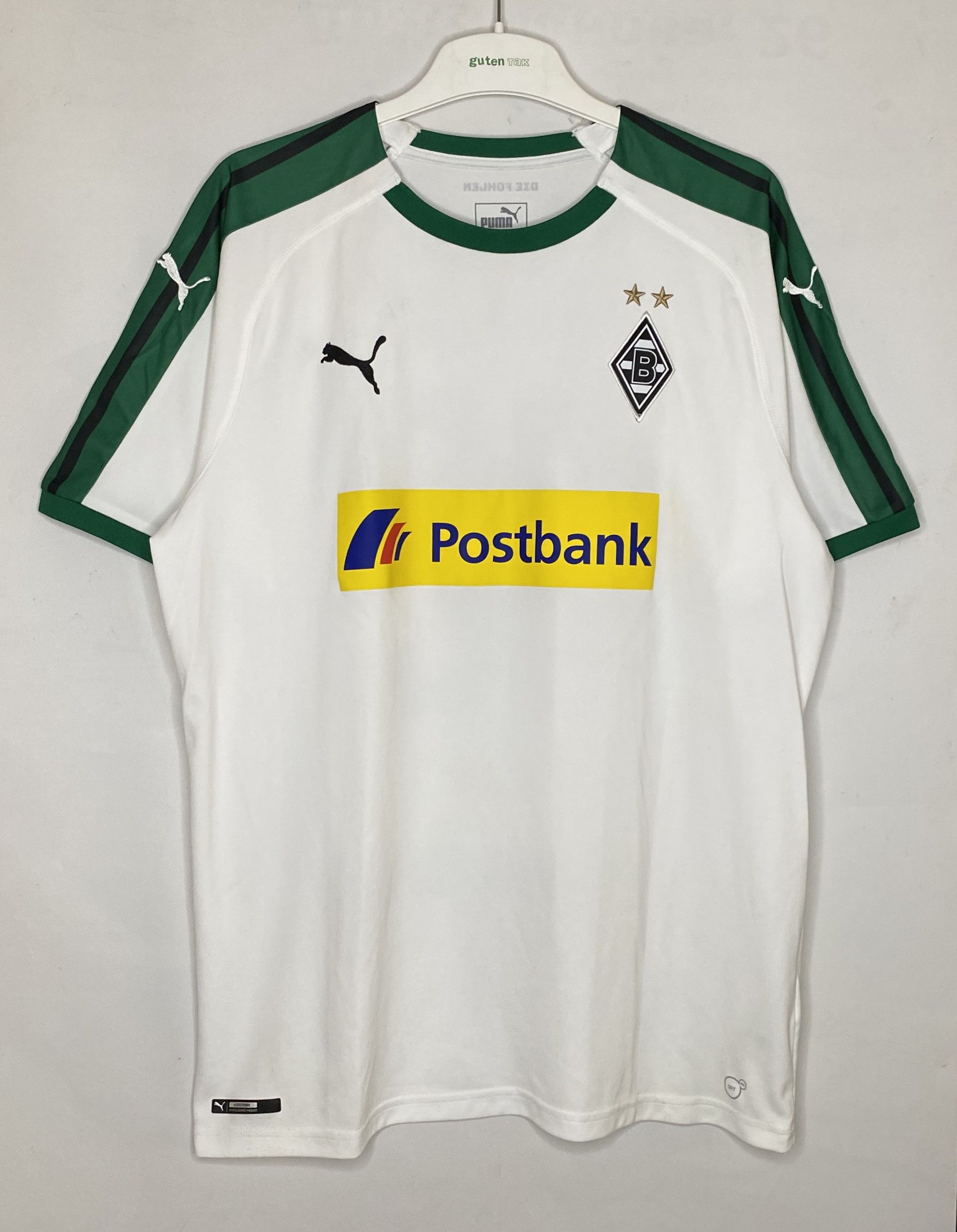 Kappa BORUSSIA MONCHENGLADBACH 2018-19 HOME FOOTBALL SHIRT SOCCER Size US L / EU 52-54 / 3 - 1 Thumbnail