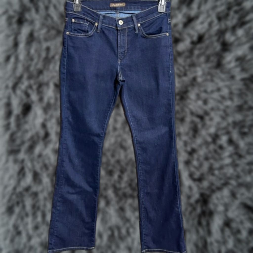 Denime James Jeans Womens 29 Hector Low Rise Bootcut Dark Wash Denim Stretch Blue Jeans Size 29" - 1 Thumbnail