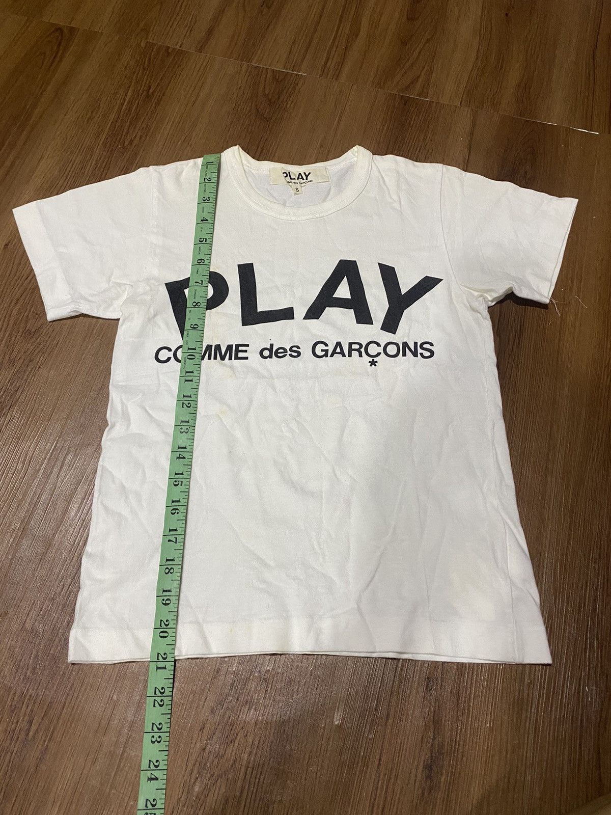 Comme des Garcons × Japanese Brand × Vintage Vintage PLAY Comme Des Garcon Spellout Tee AD2002 Size S / US 4 / IT 40 - 6 Thumbnail