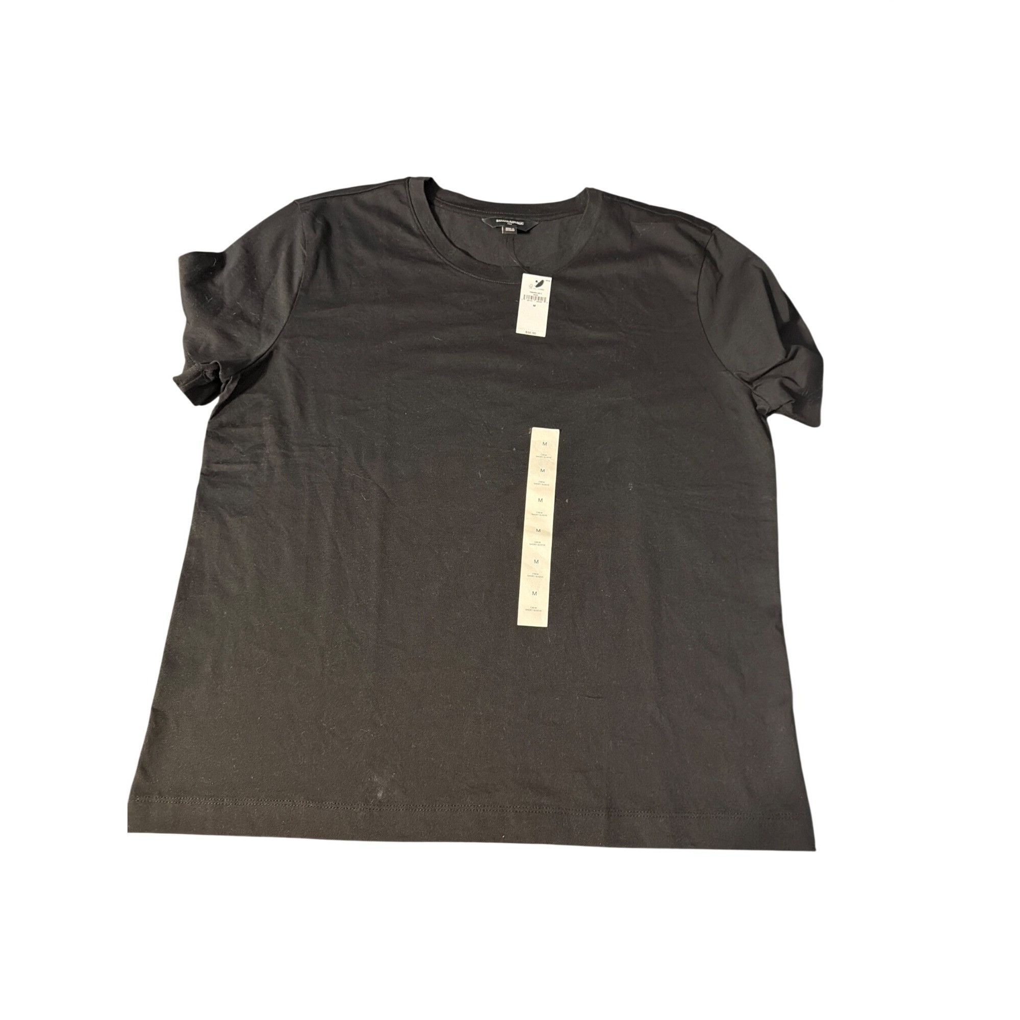 Banana Republic Banana Republic Black Crew Neck Short Sleeve T Shirt Tee Cla Size US M / EU 48-50 / 2 - 1 Thumbnail