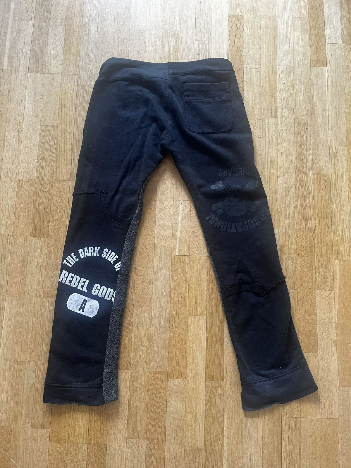 Undercover AW03 Paper Doll Undercover wool and sweatpants hybrid pants Size US 32 / EU 48 - 2 Thumbnail