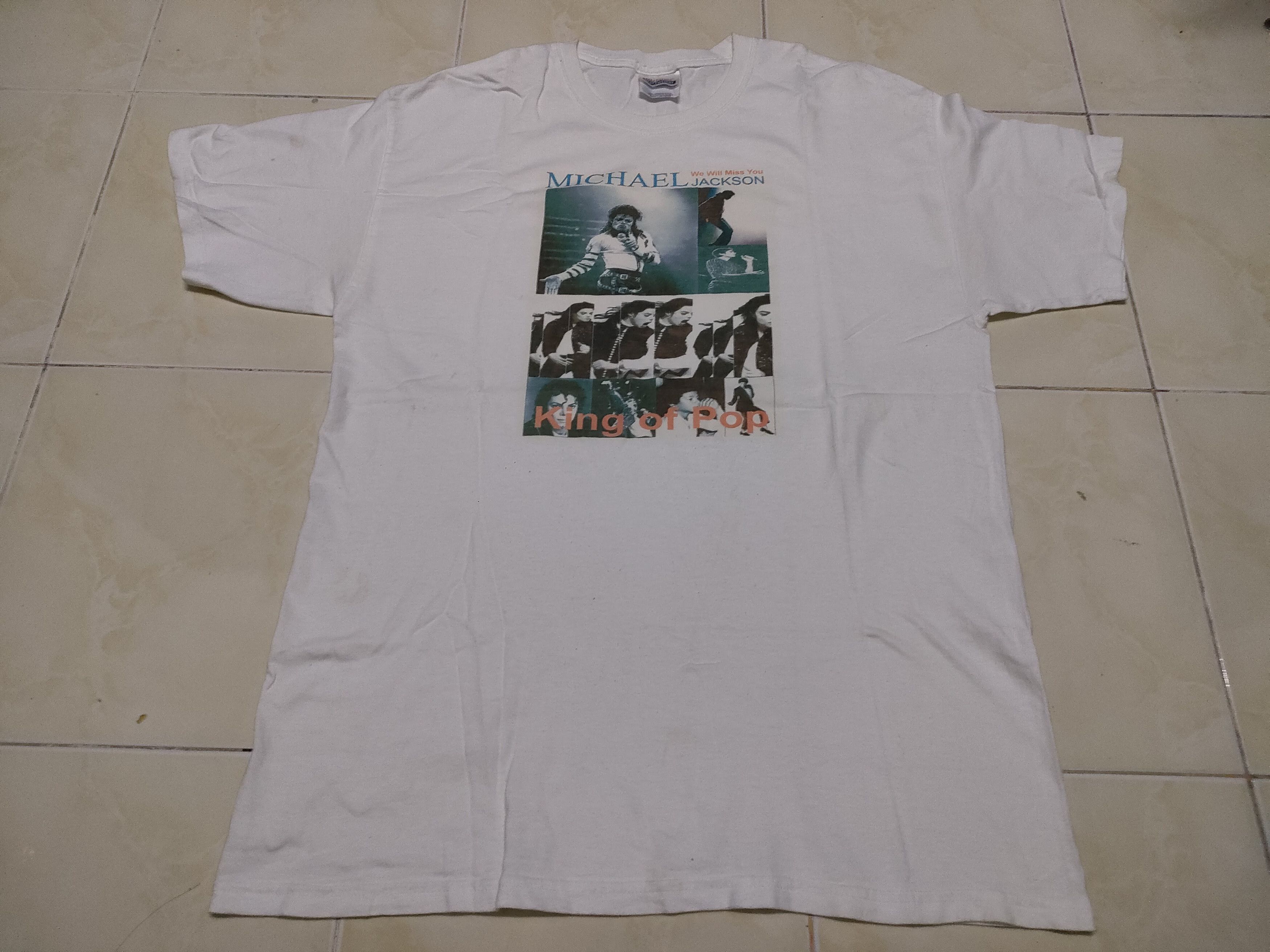 Michael Jackson × Vintage Vintage Micheal Jackson T-Shirt Size US L / EU 52-54 / 3 - 1 Thumbnail