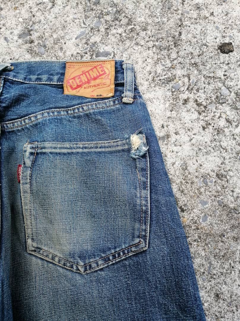 Denime × Japanese Brand Denime Made In Japan Selvedge Distressed Denim Jeans Size US 28 / EU 44 - 6 Thumbnail