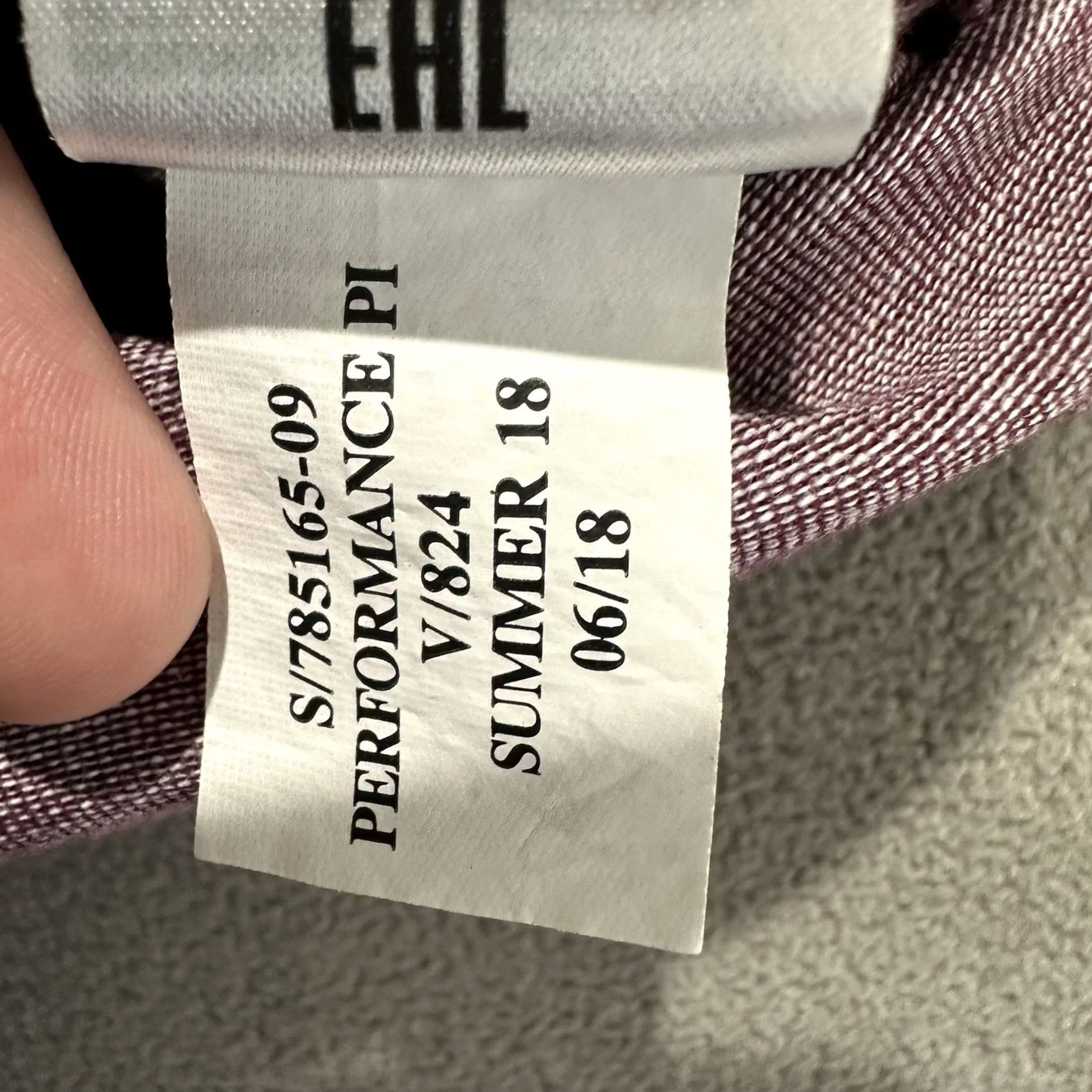 Banana Republic Banana Republic Shirt Mens M Red Burgundy Performance Pique Polo EUC Size US M / EU 48-50 / 2 - 6 Thumbnail