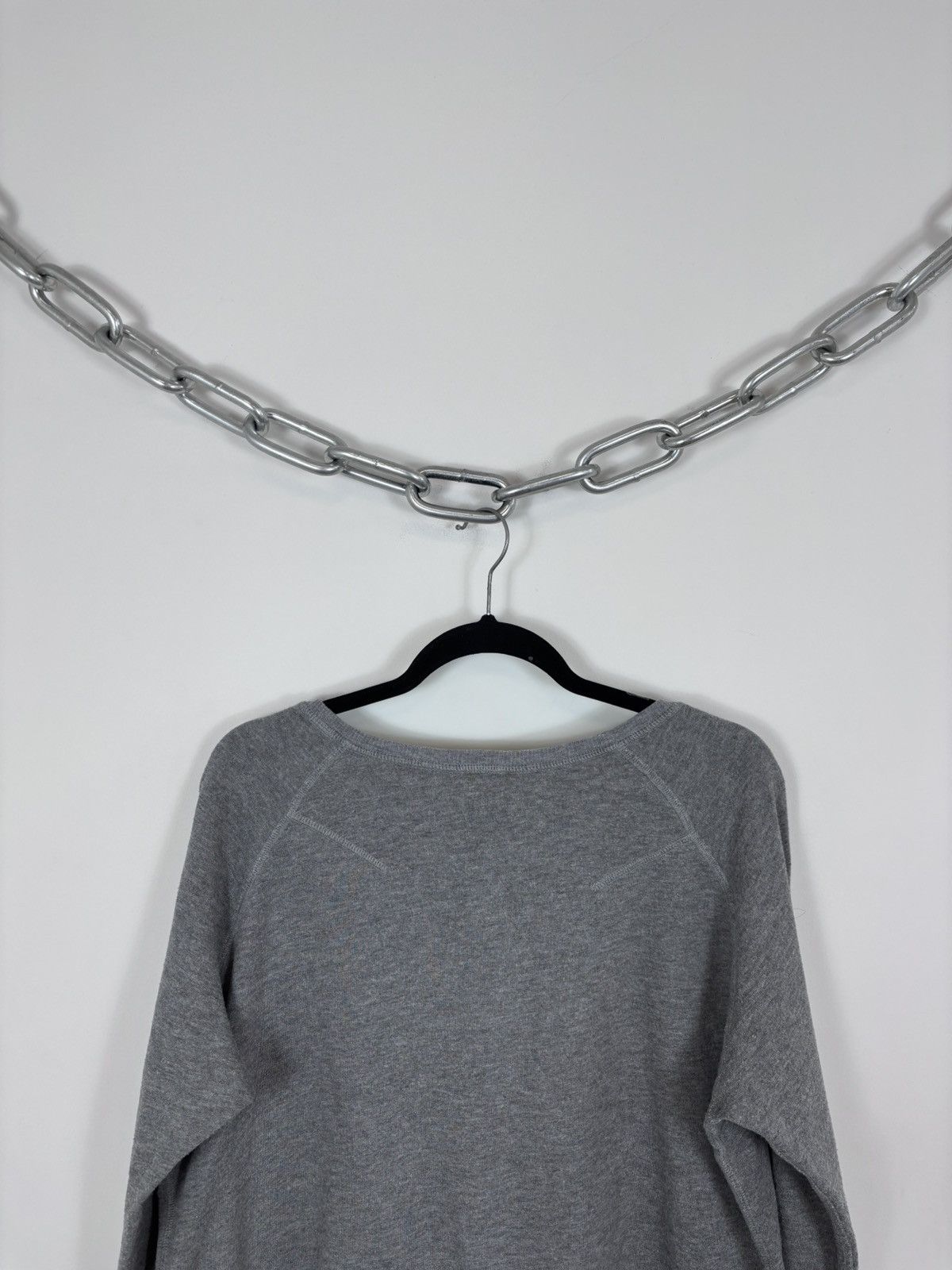 Armani Armani Jeans Women’s Big Logo Grey 3/4 Sleeve Sweatshirt Top Size XXL / US 16-18 / IT 52-54 - 15 Thumbnail