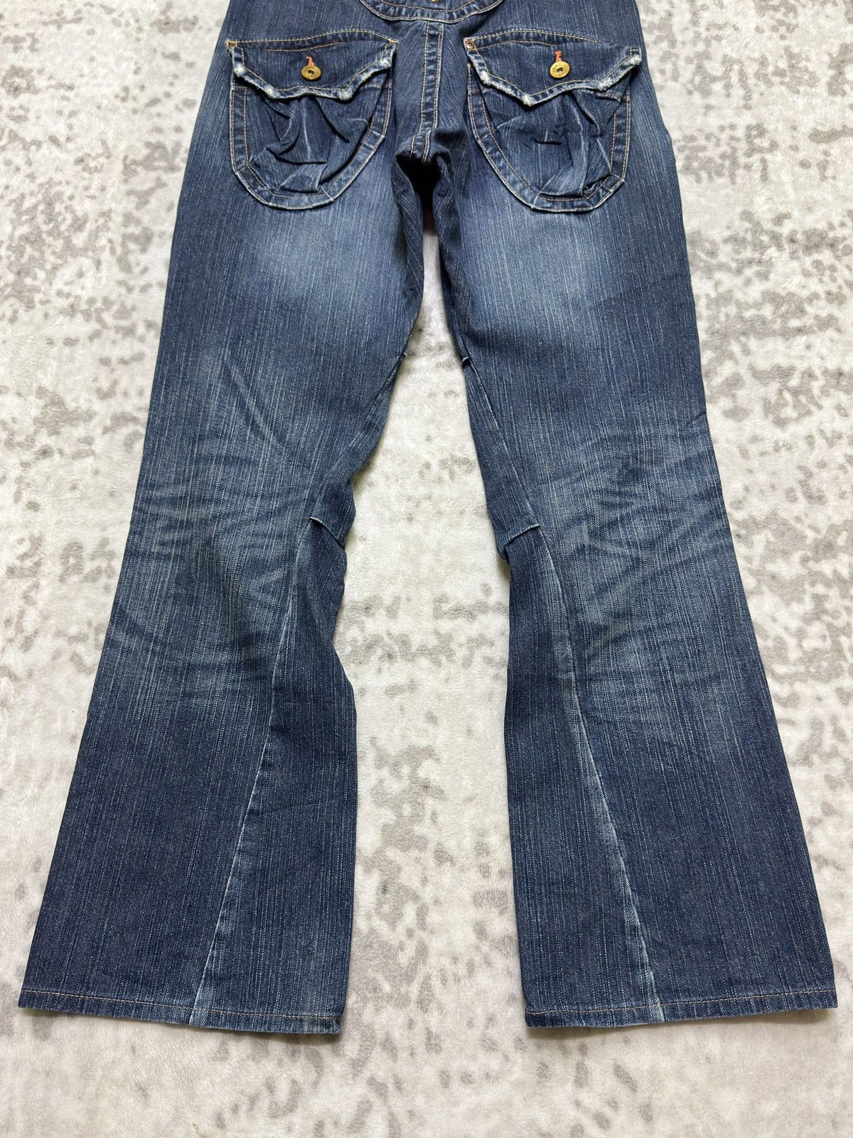 Edwin Edwin K5651 Cargo Pocket Straight Cut Distressed Denim Jeans Size US 31 - 11 Thumbnail