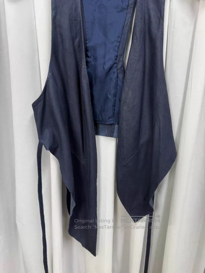 Helmut Lang Helmut Lang Sheer panelled sleeveless top with tie-back de Size S / US 4 / IT 40 - 3 Thumbnail