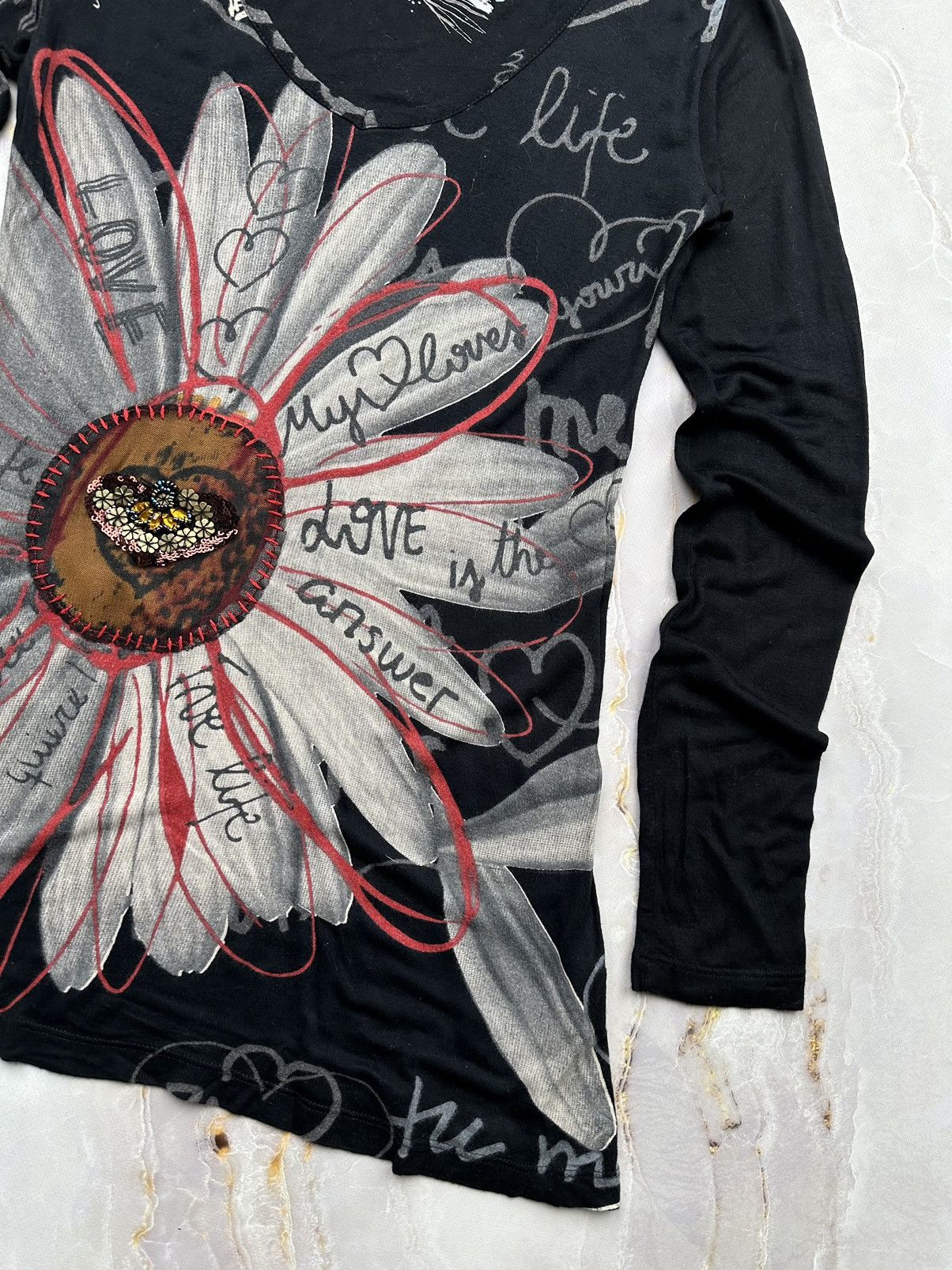 Desigual Desigual Printed Long Sleeve Size XS / US 0-2 / IT 36-38 - 4 Thumbnail