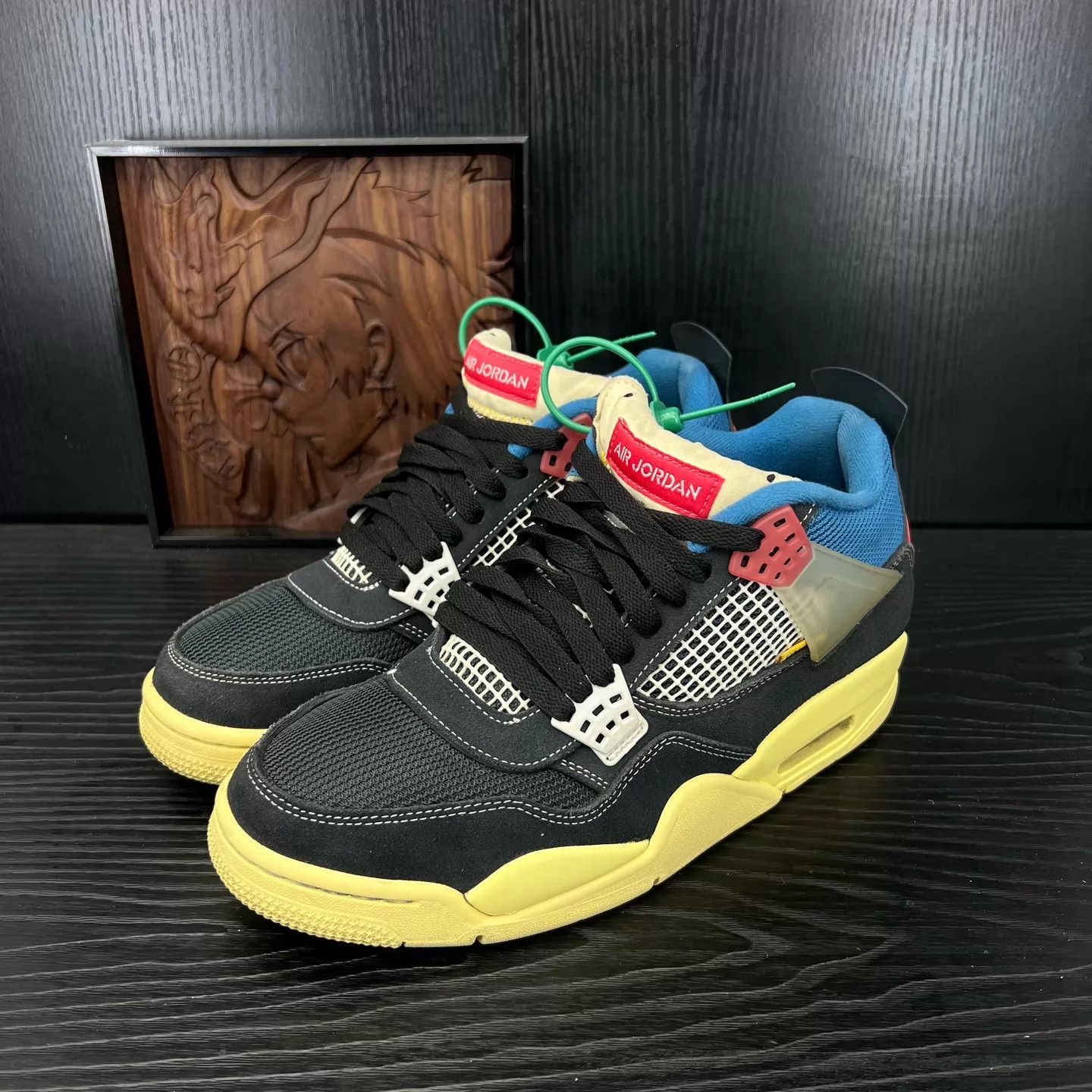 Nike AJ4 Union Black Blue Size 43 Like New Size US 10 / EU 43 - 1 Thumbnail
