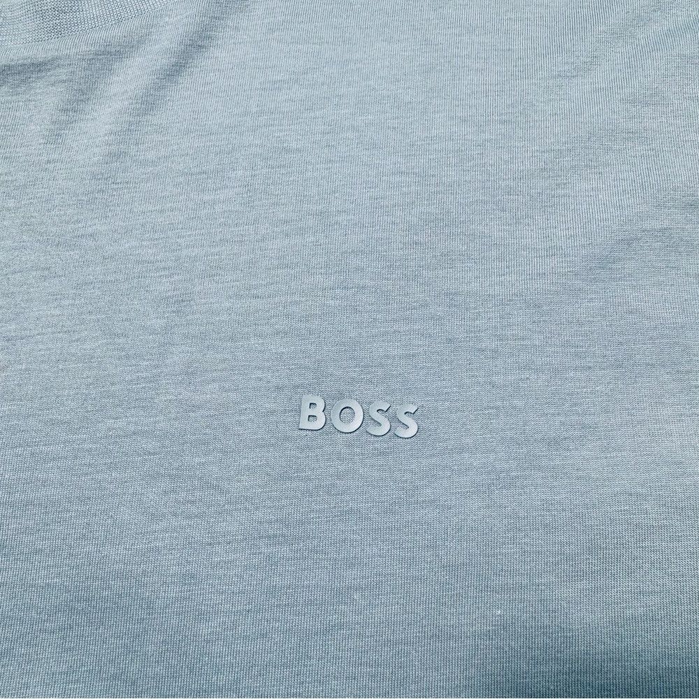 Hugo Boss NWT New Hugo Boss Cotton Logo Detail Light Blue T-Shirt Siz Size US XXL / EU 58 / 5 - 8 Thumbnail