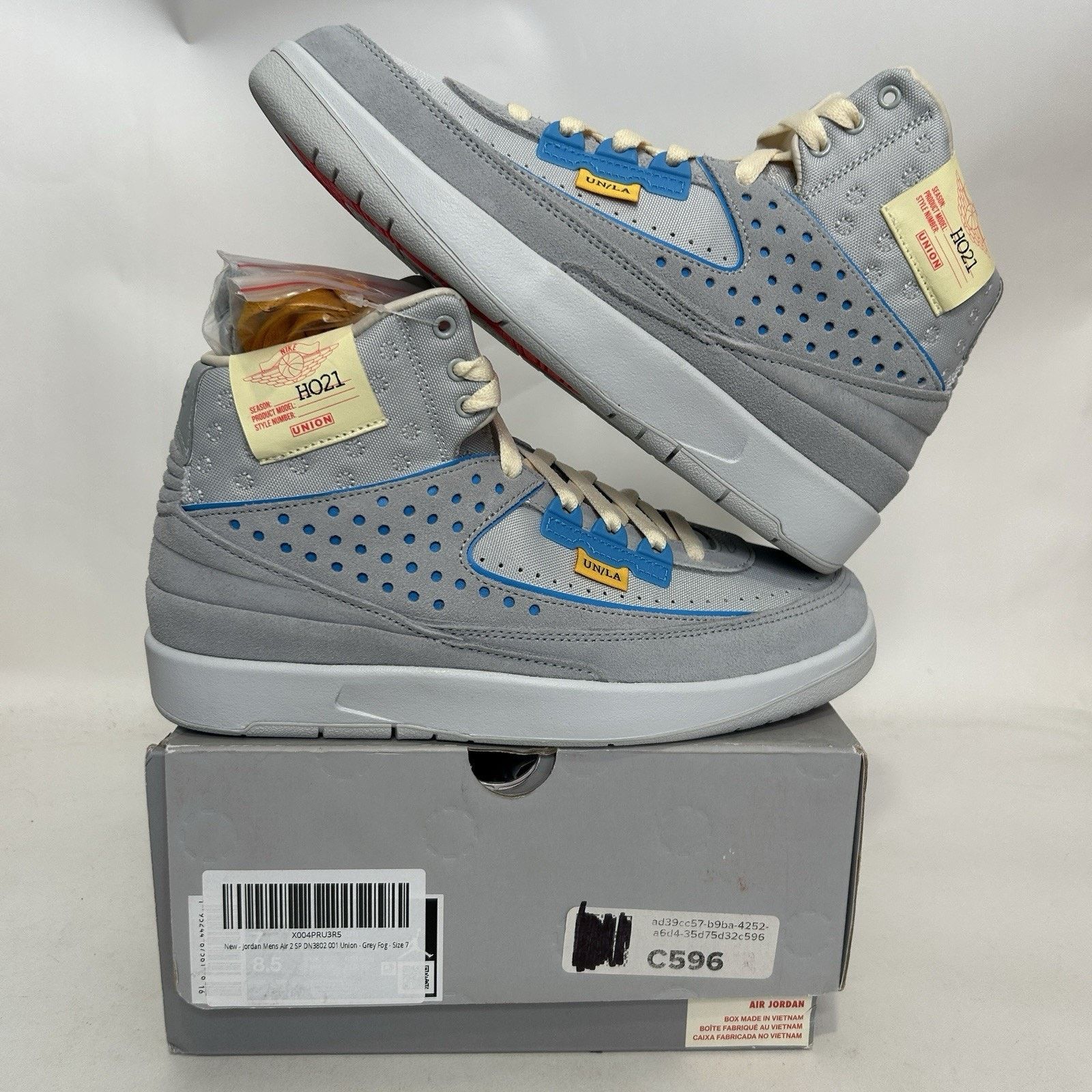 Jordan Brand Nike Air Jordan 2 Retro SP X Union LA “Grey Fog” DN3802-001 Size US 8.5 / IT 38.5 - 1 Thumbnail