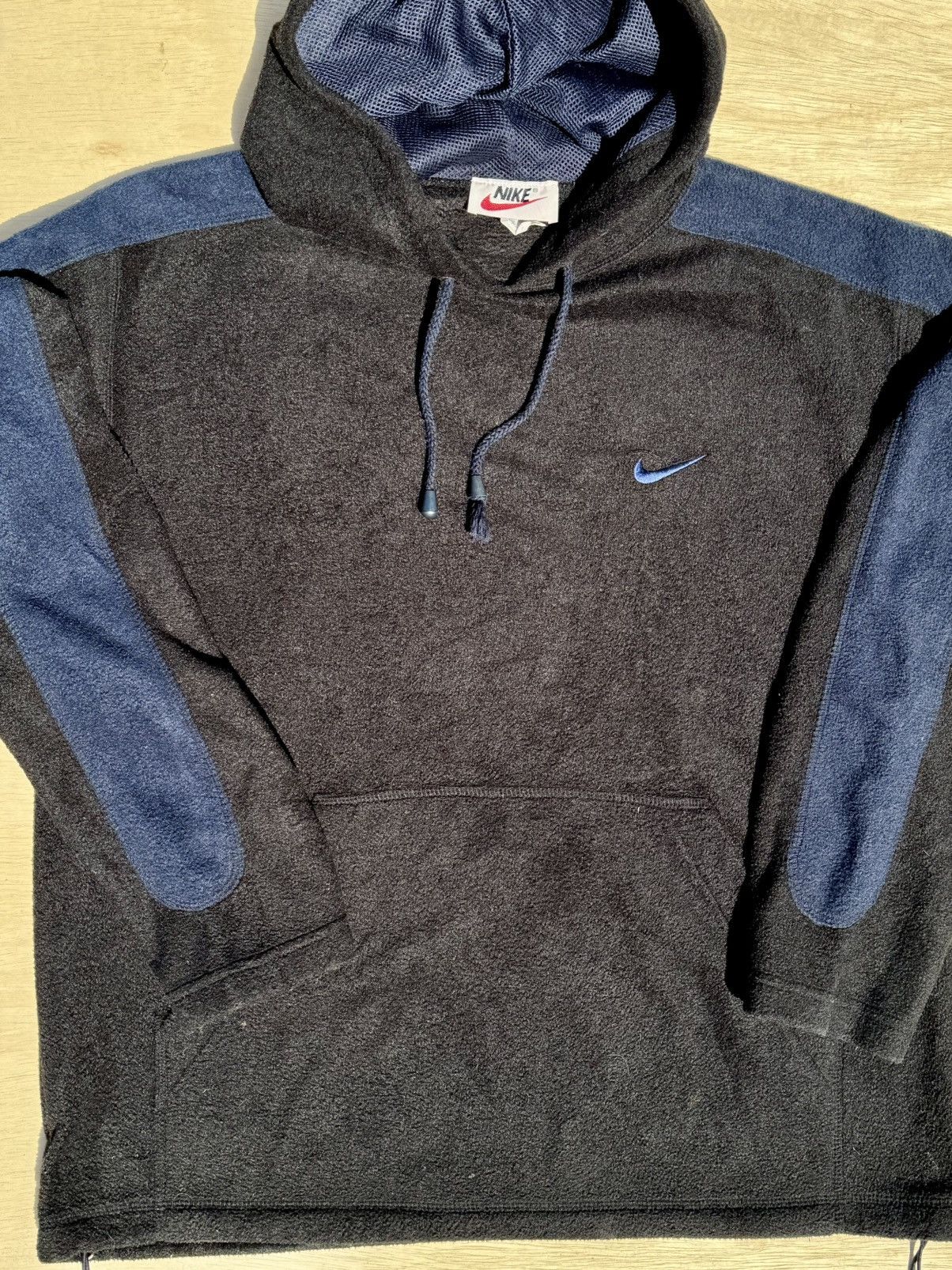 Nike × Vintage Nike Vintage 90’s Fleece Rap Hip Hop Pullover Hoodie Size US L / EU 52-54 / 3 - 9 Thumbnail