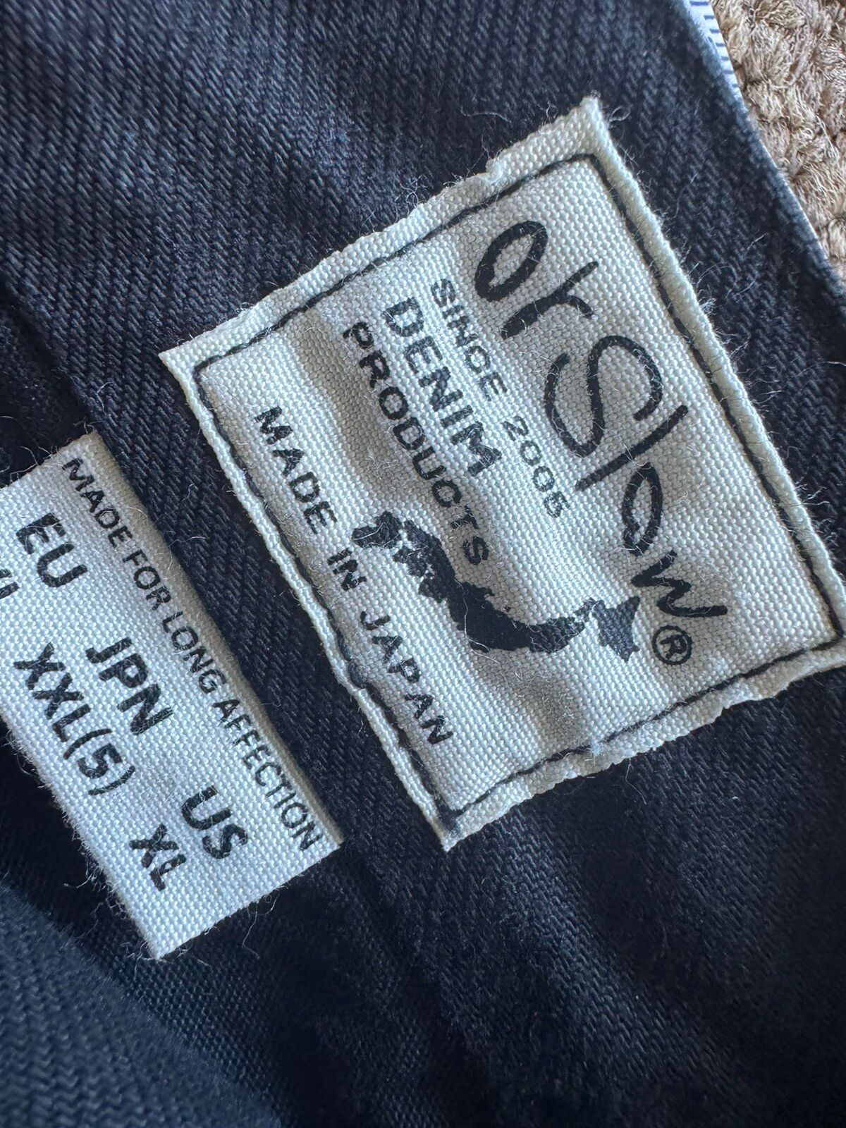 Pre-owned Orslow French Army Trouser Black Sz.5