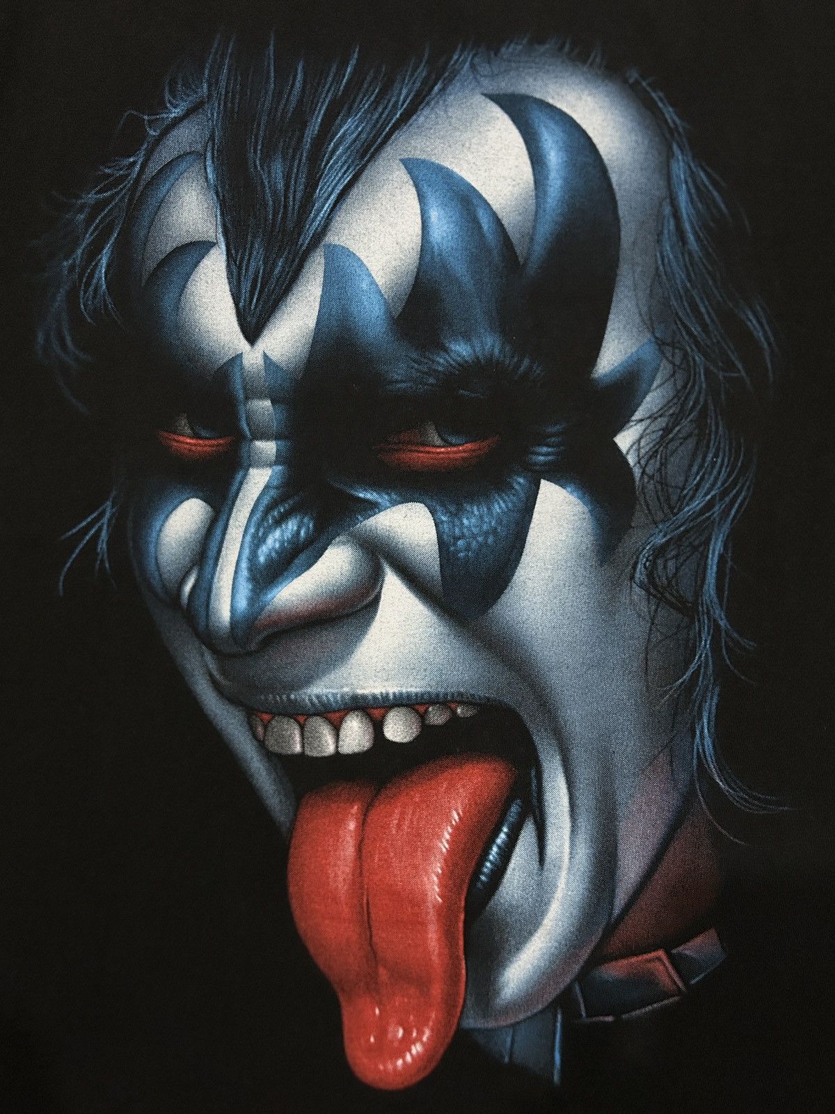 Band Tees Vintage Kiss Rock Band Big Face Tee Size US M / EU 48-50 / 2 - 3 Thumbnail