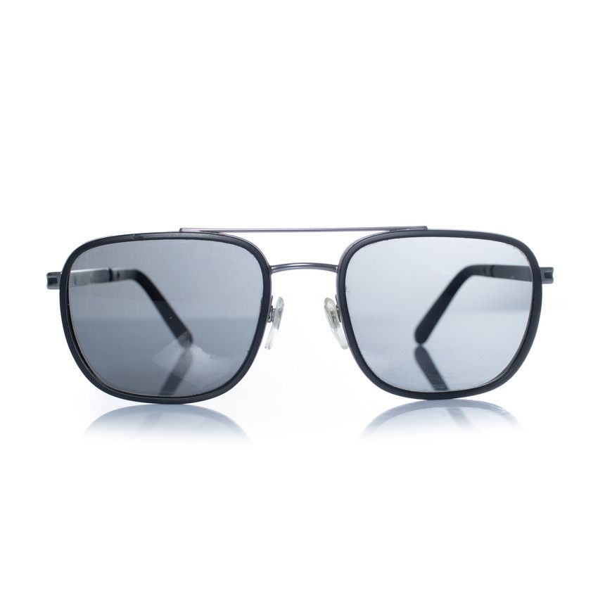 Bvlgari Bvlgari, metal polarised aviator in black Size ONE SIZE - 1 Thumbnail