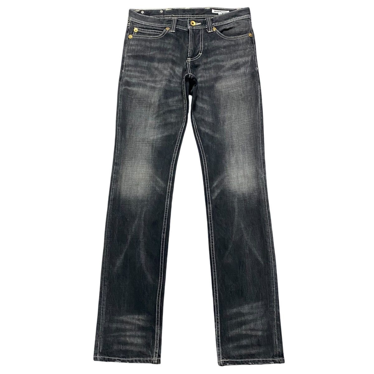 semanticdesign Semantic Design Black Clawmark Denim Jeans Size US 31 - 2 Thumbnail