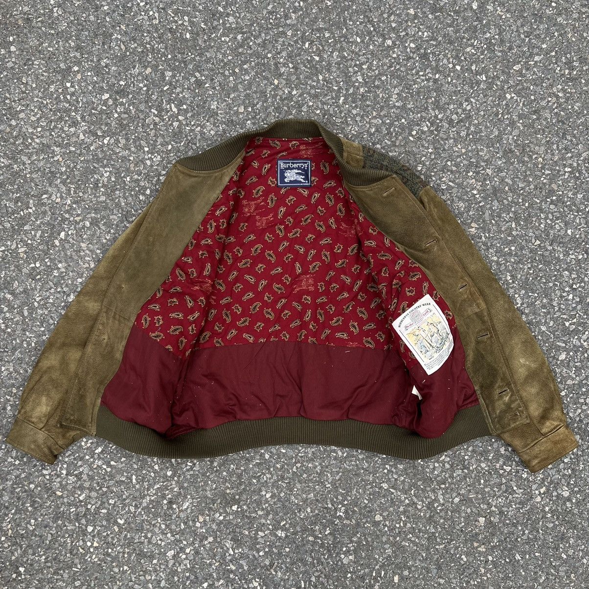 Burberry × Burberry Prorsum Vintage 90s Burberry Suede Jacket Size US L / EU 52-54 / 3 - 9 Thumbnail