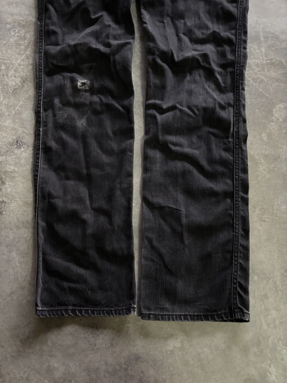 Diesel 2000s Diesel industry opium black jeans claw washed faded Size US 34 / EU 50 - 10 Thumbnail