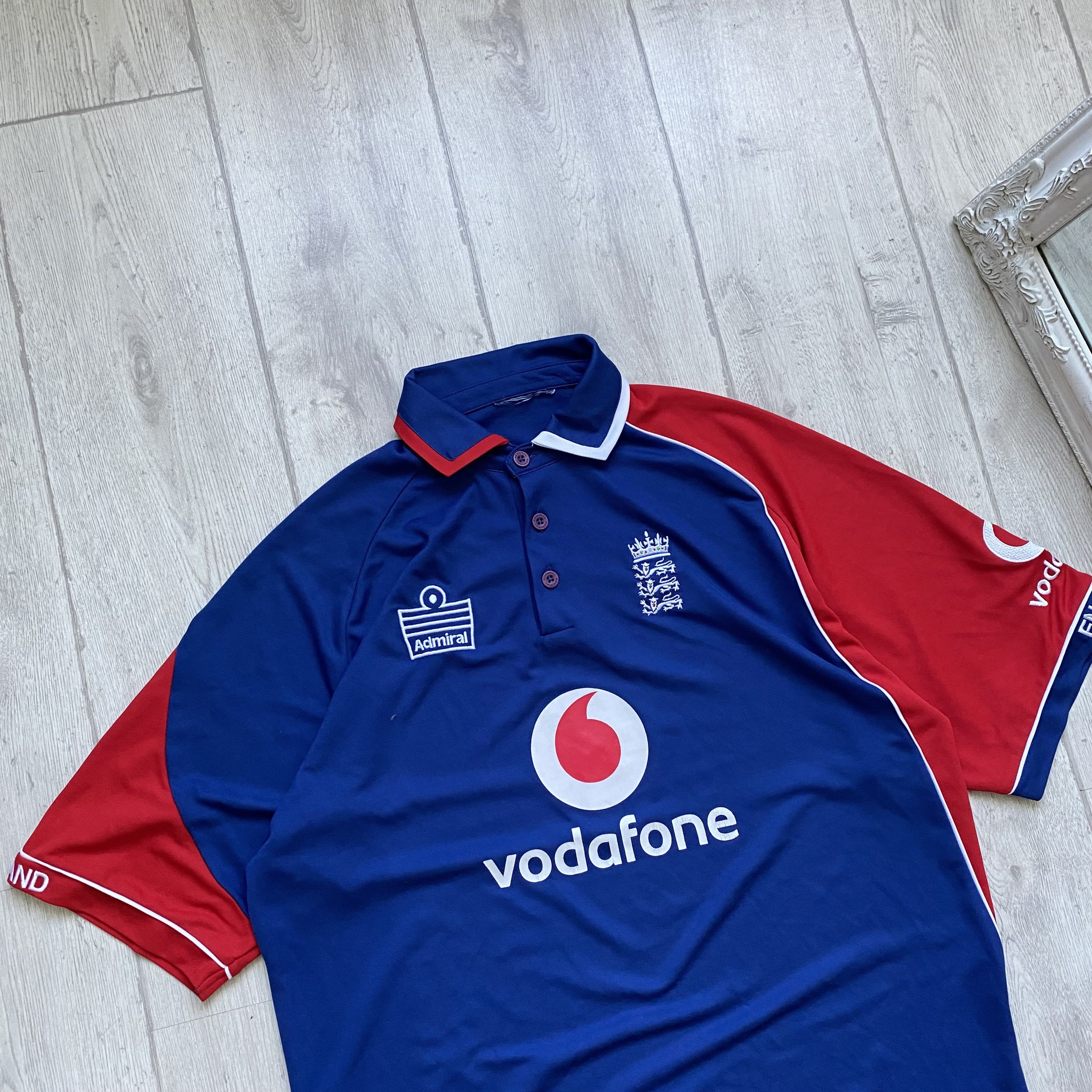 Nike Vintage Admiral England Jersey Vodafone Rugby Football Size US XL / EU 56 / 4 - 3 Thumbnail