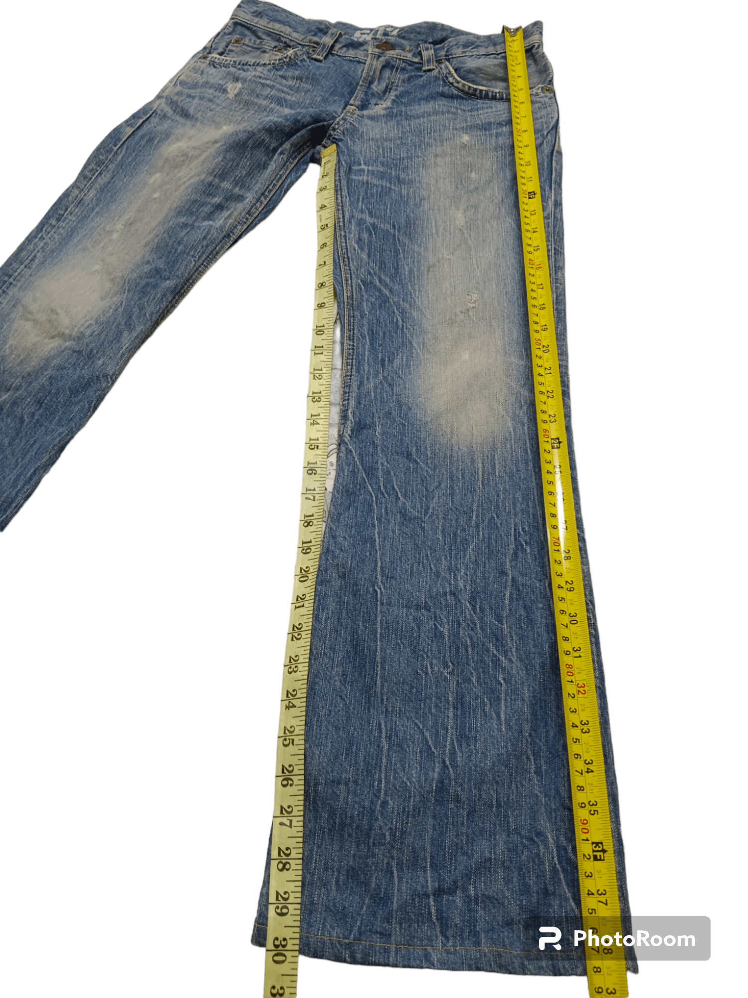 Edwin Hot🔥🔥Edwin 503 Blue Trip Low Rise Flare Jeans Size US 30 / EU 46 - 12 Thumbnail