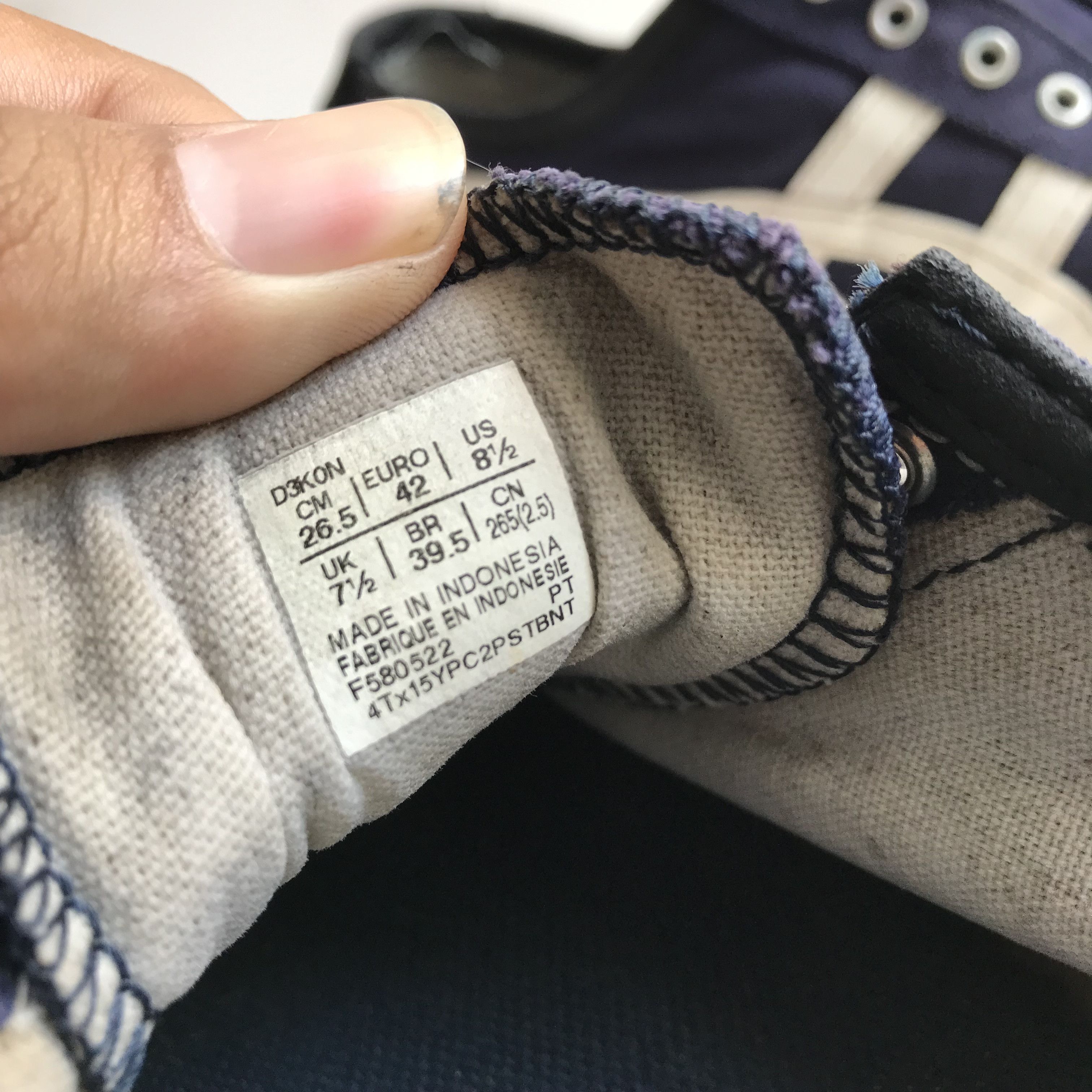 Onitsuka Tiger Onitsuka Tiger Navy Blue White line sneakers trainners Japan Size US 8.5 / EU 41-42 - 8 Thumbnail