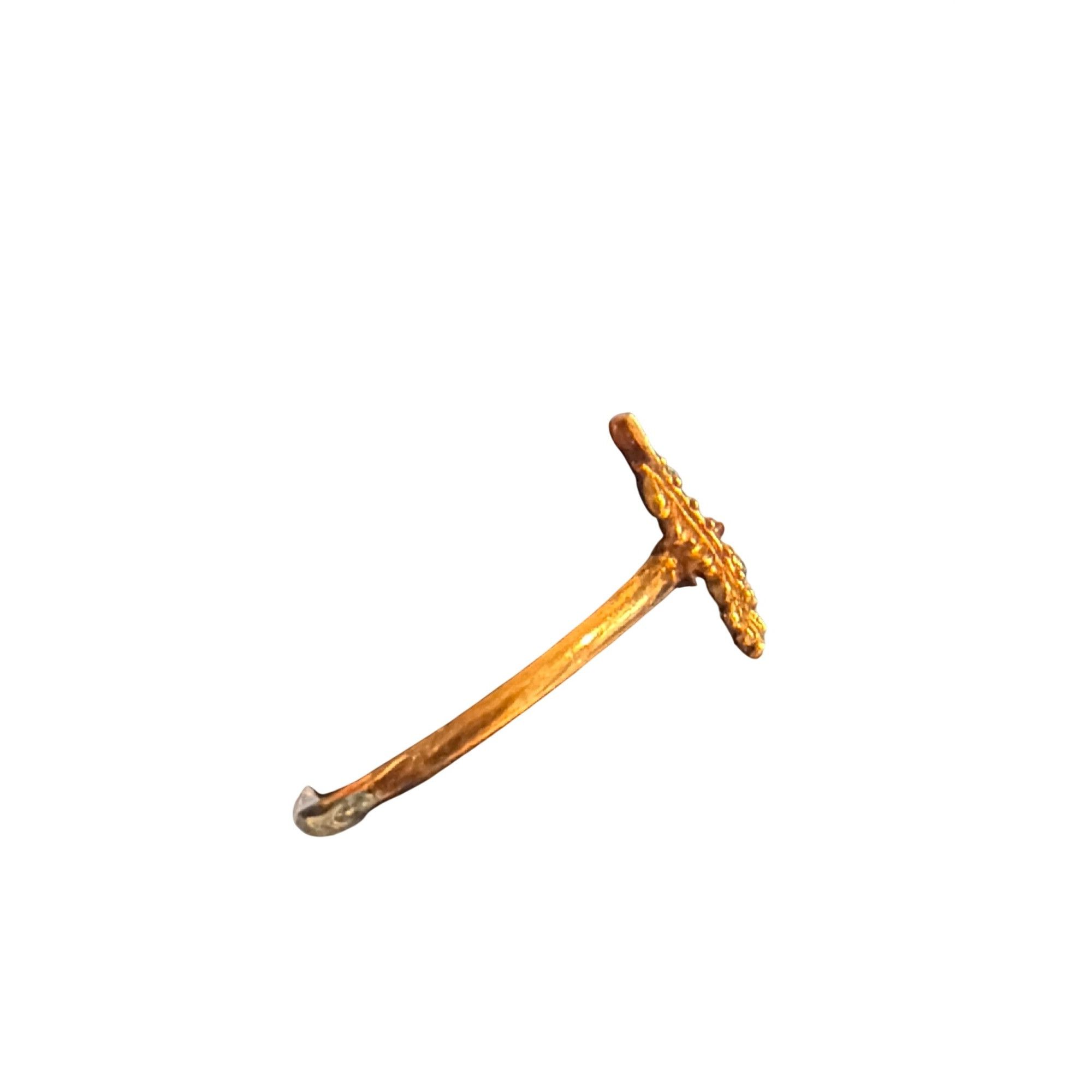 Other Gold Plated Sterling Silver Feather Ring Minimalist Dainty 9 Size ONE SIZE - 2 Thumbnail