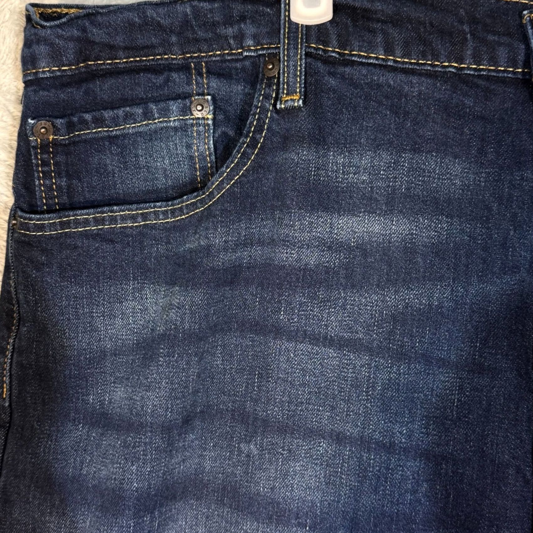 Levi's Levi’s 569 Jeans Mens 42x30 Blue Denim Loose Fit Mid-Rise Straight Leg Size US 42 / EU 58 - 3 Thumbnail