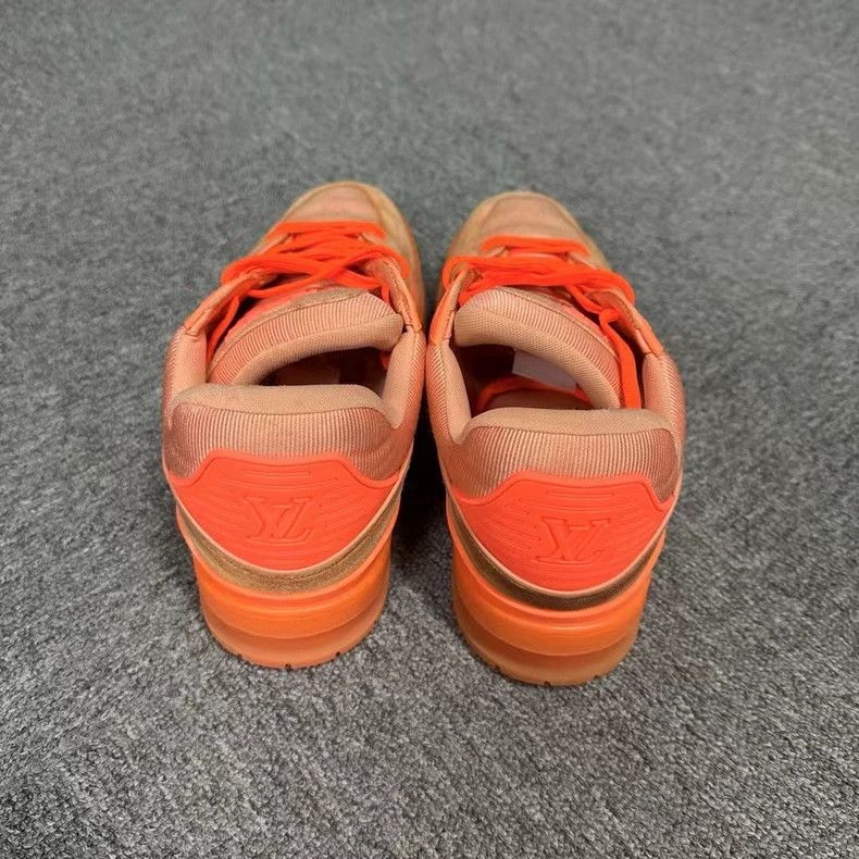 Louis Vuitton Louis Vuitton Orange Trainer Sport Fashion Board Shoes Size US 8 / EU 41 - 4 Thumbnail