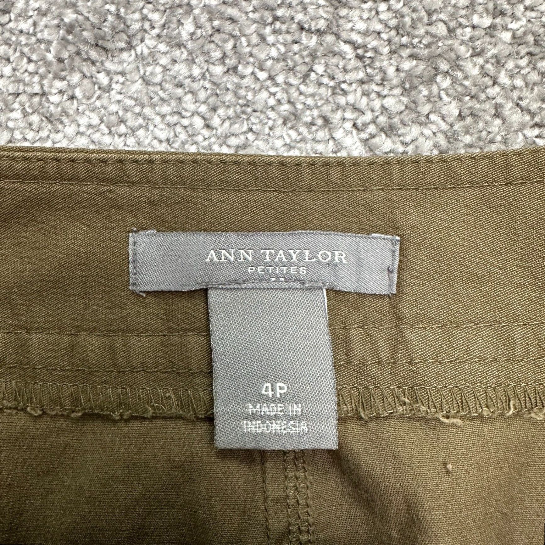 Ann Taylor Ann Taylor Skirt Petites 4P Brown Knee Length Mermaid Stretch Women Size 27" / US 4 / IT 40 - 6 Thumbnail