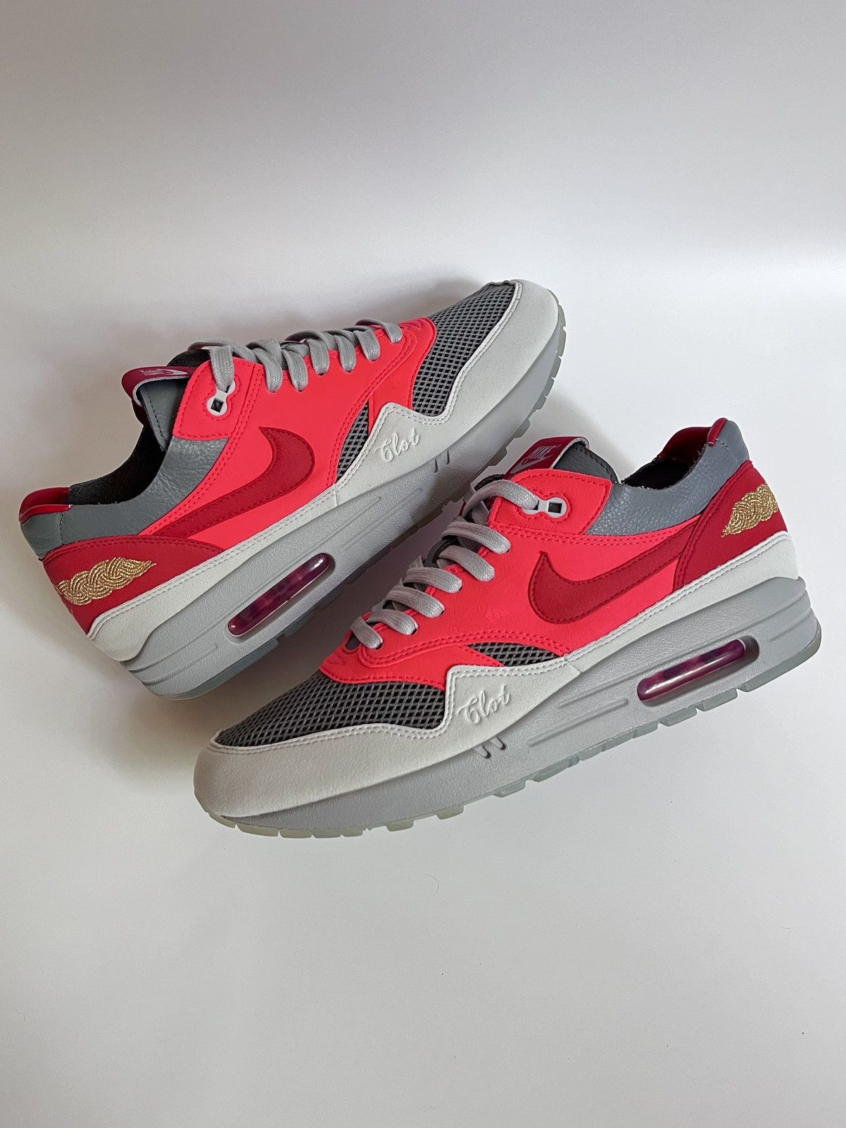 CLOT × Nike Nike Air Max 1 X CLOT “Solar Red” Size US 10 / EU 43 - 5 Thumbnail