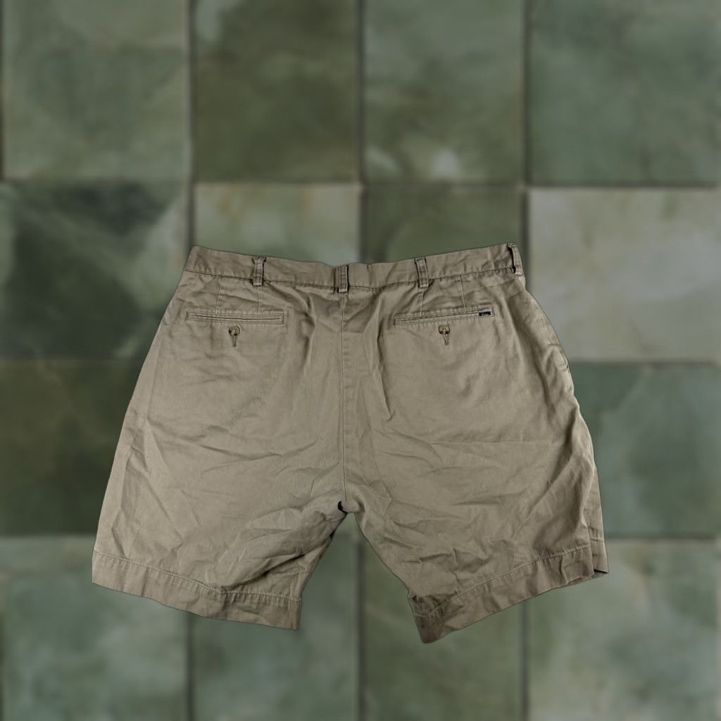 Polo Ralph Lauren VINTAGE Polo Ralph Lauren Men’s Chino Shorts Classic Fit Beige Cotton Twill 40 Flat Front Stretch Casual Men Size US L / EU 52-54 / 3 - 1 Thumbnail