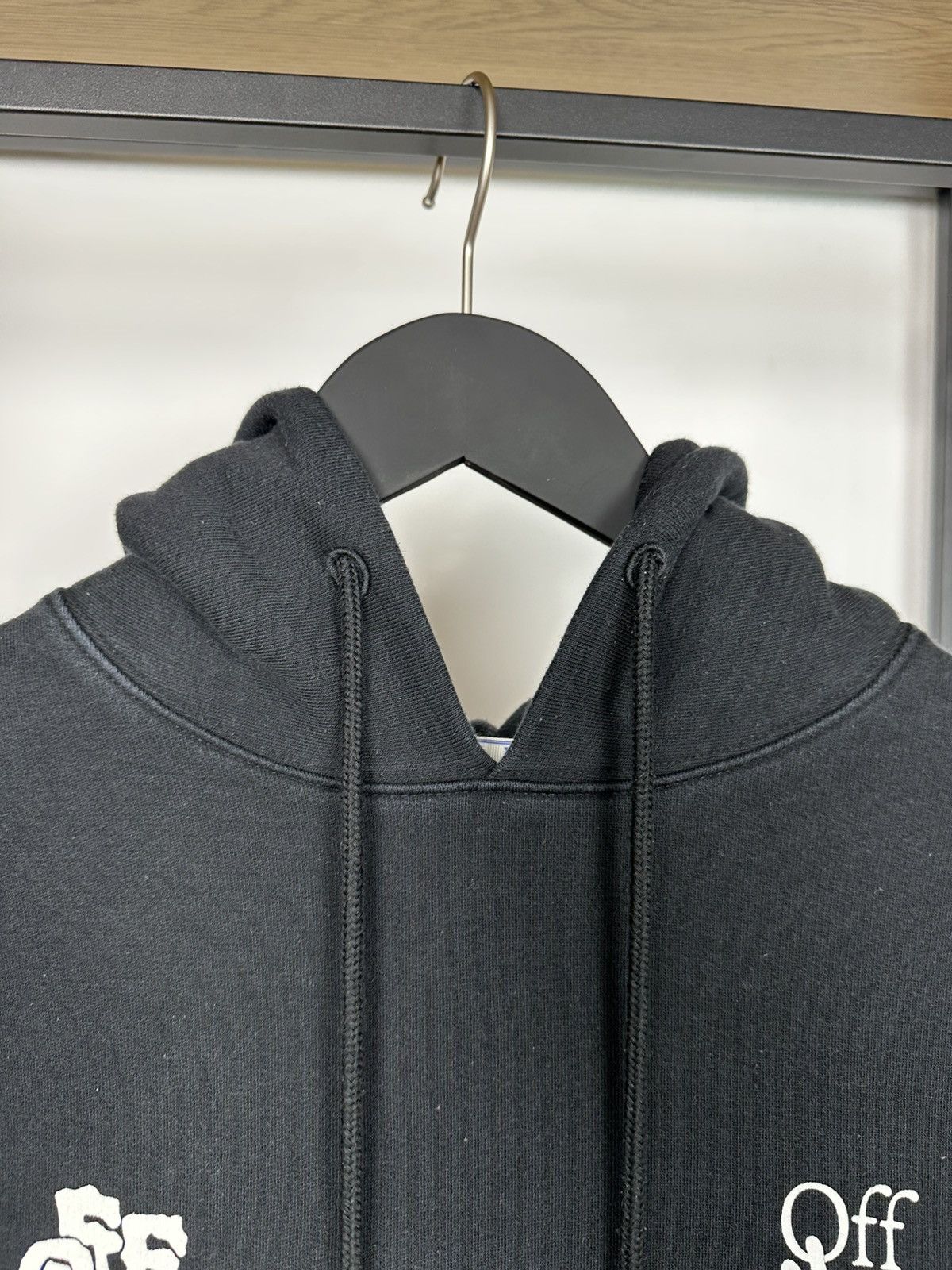 Off-White Off-White Red Tongue Out Over Hoodie Sweatshirt In Black XS Size US XS / EU 42 / 0 - 10 Thumbnail