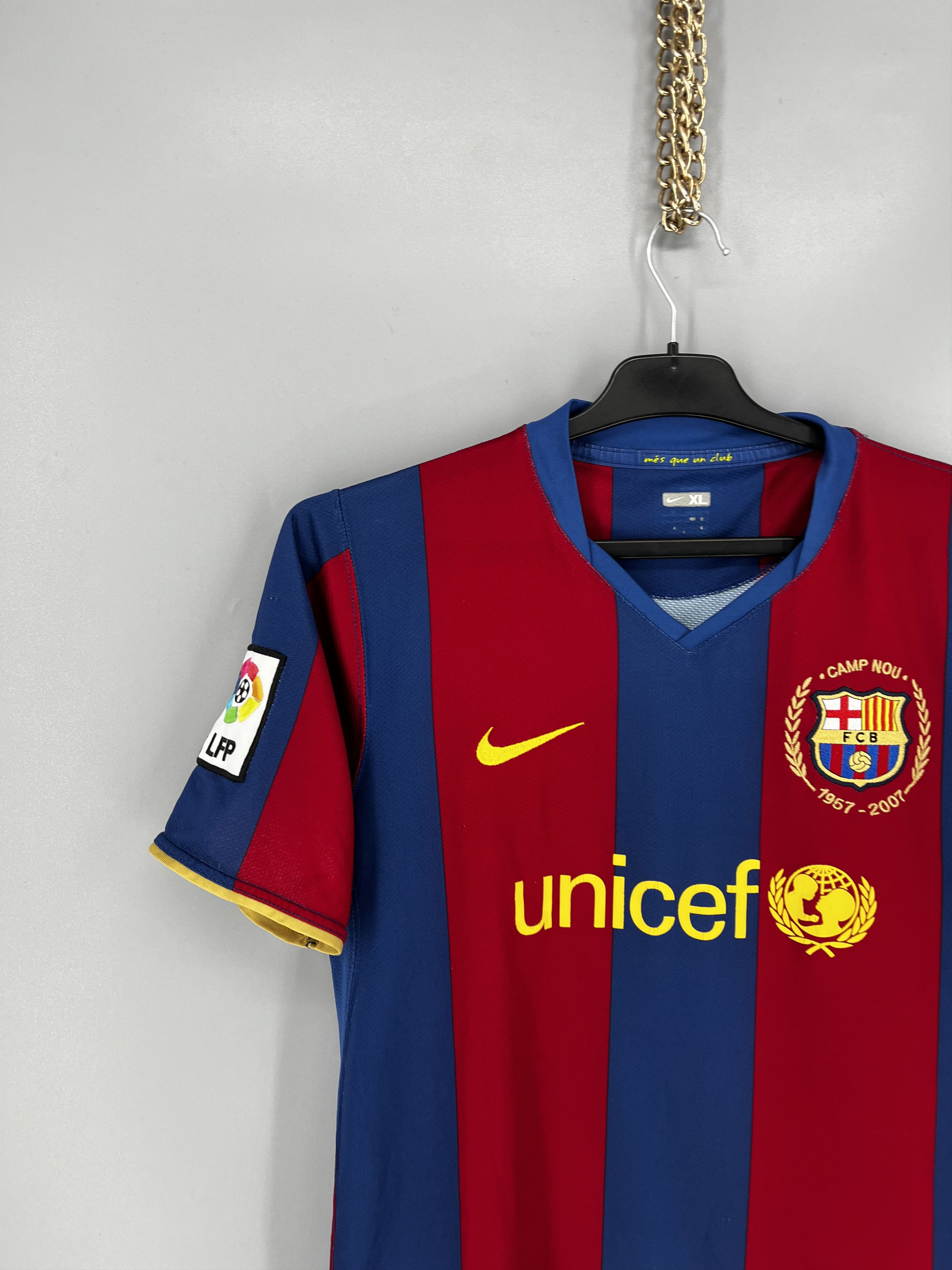 Nike Barcelona Nike 2007 Jersey Vintage Y-Shirts Size XL Size US XS / EU 42 / 0 - 4 Thumbnail