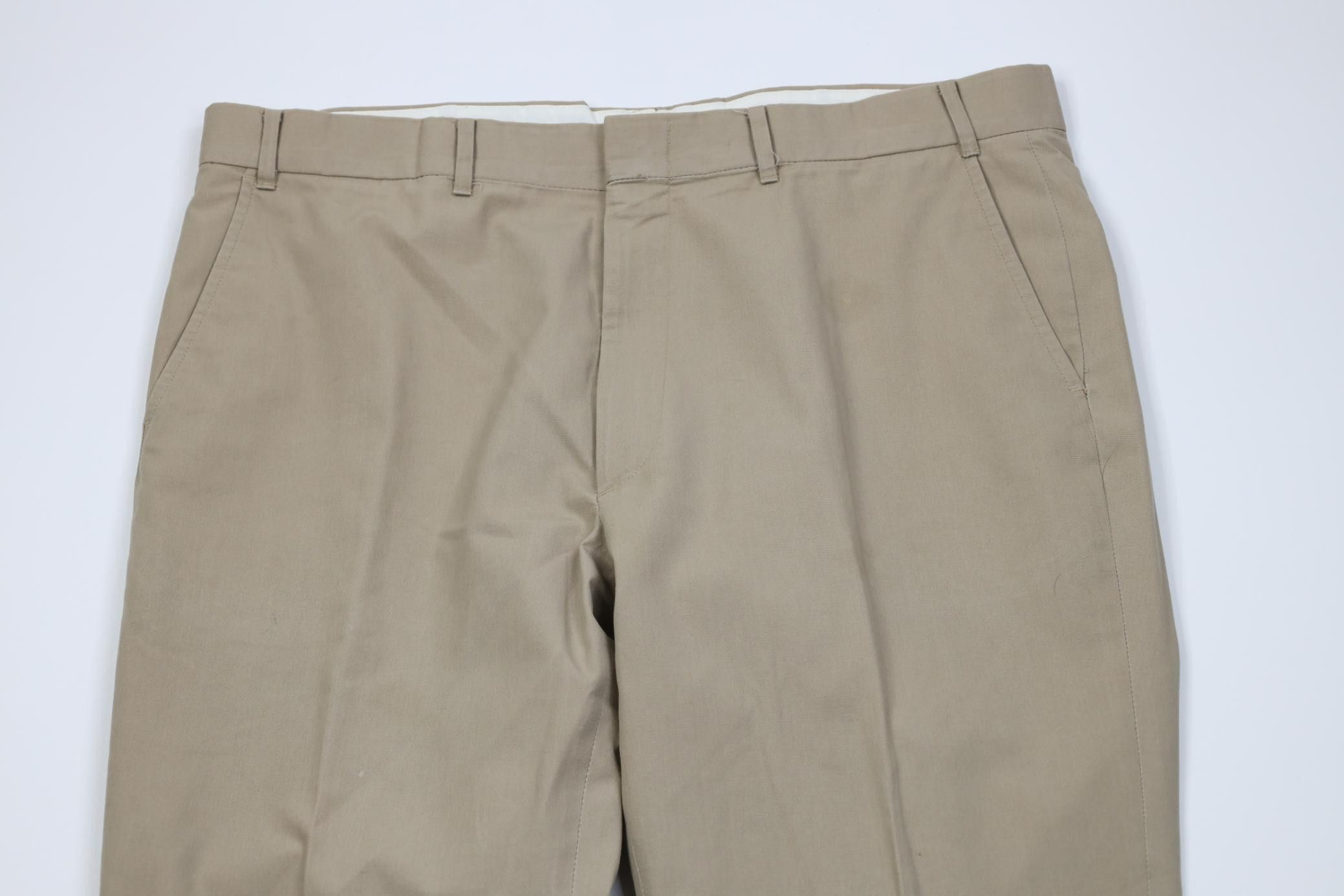 Orvis Vintage 70s Orvis Flared Wide Leg Chino Pants Beige USA Size US 38 / EU 54 - 2 Thumbnail