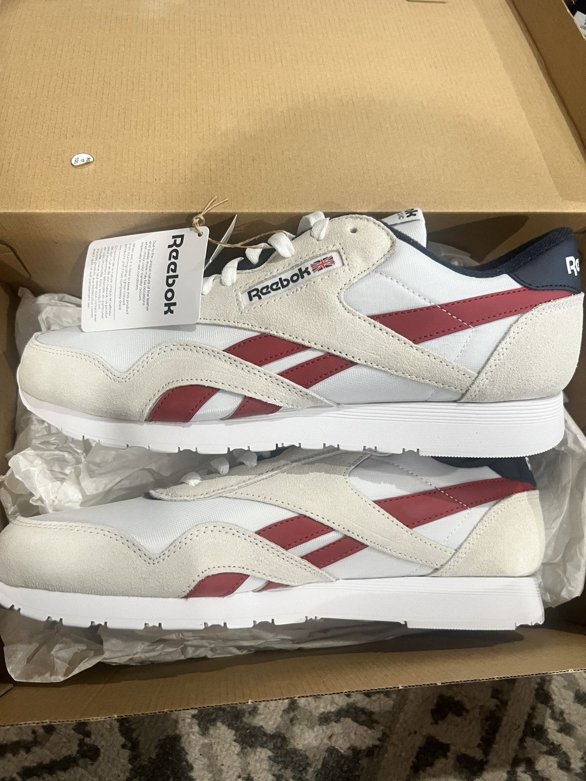 Reebok Reebok Classics White Blue Size US 12 / EU 45 - 2 Thumbnail