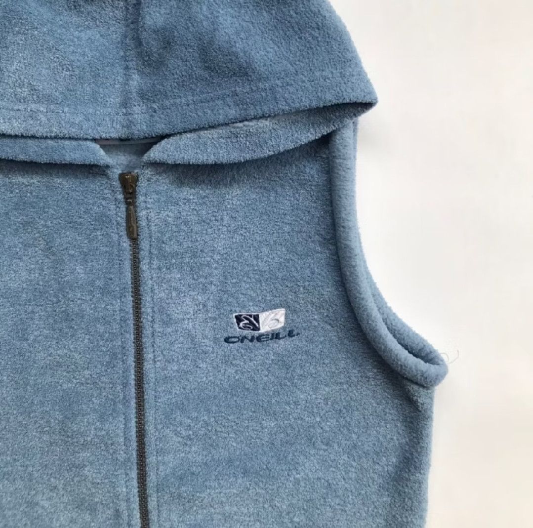 O'Neill Vintage 90's O'Neill Board-Babes Sleeveless Hoodie Size XXS / US 00 / IT 34 - 3 Thumbnail