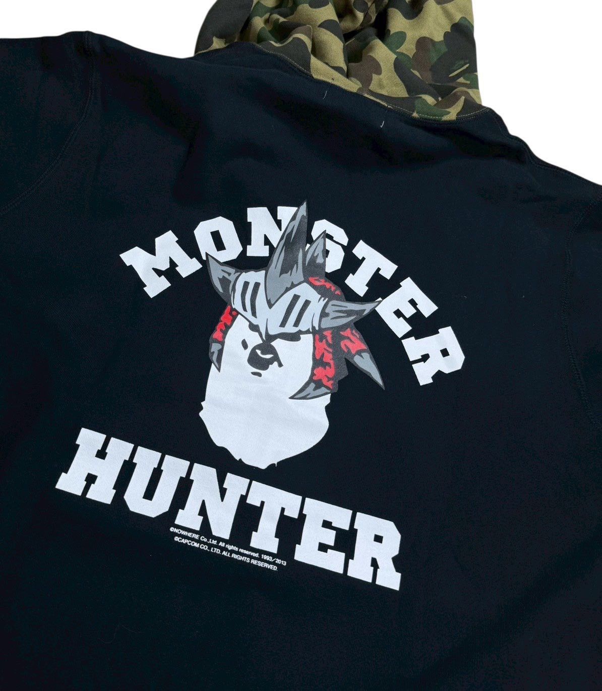 Bape BAPE Monster Hunter Full Zip Hoodie black/green camo Size US XXL / EU 58 / 5 - 4 Thumbnail