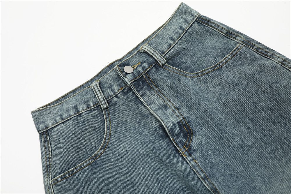 Japanese Brand × Jean Heavy stitching multi-pocket loose washed cargo jeans Size US 32 / EU 48 - 4 Thumbnail