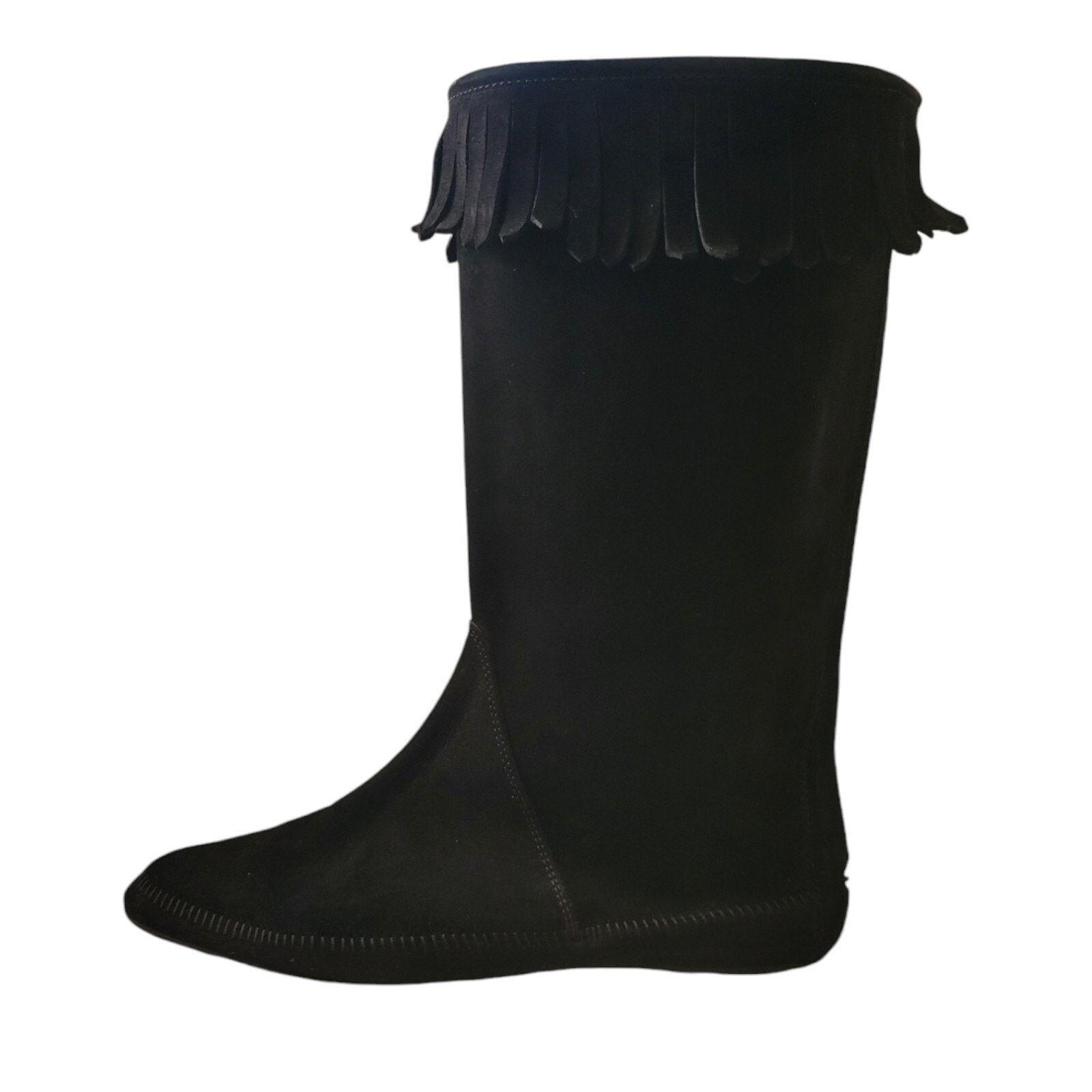 Jimmy Choo Jimmy Choo Wave Suede Fringe Trim Mid-Calf Flat Boots 39.5 Size US 8.5 / IT 38.5 - 1 Thumbnail