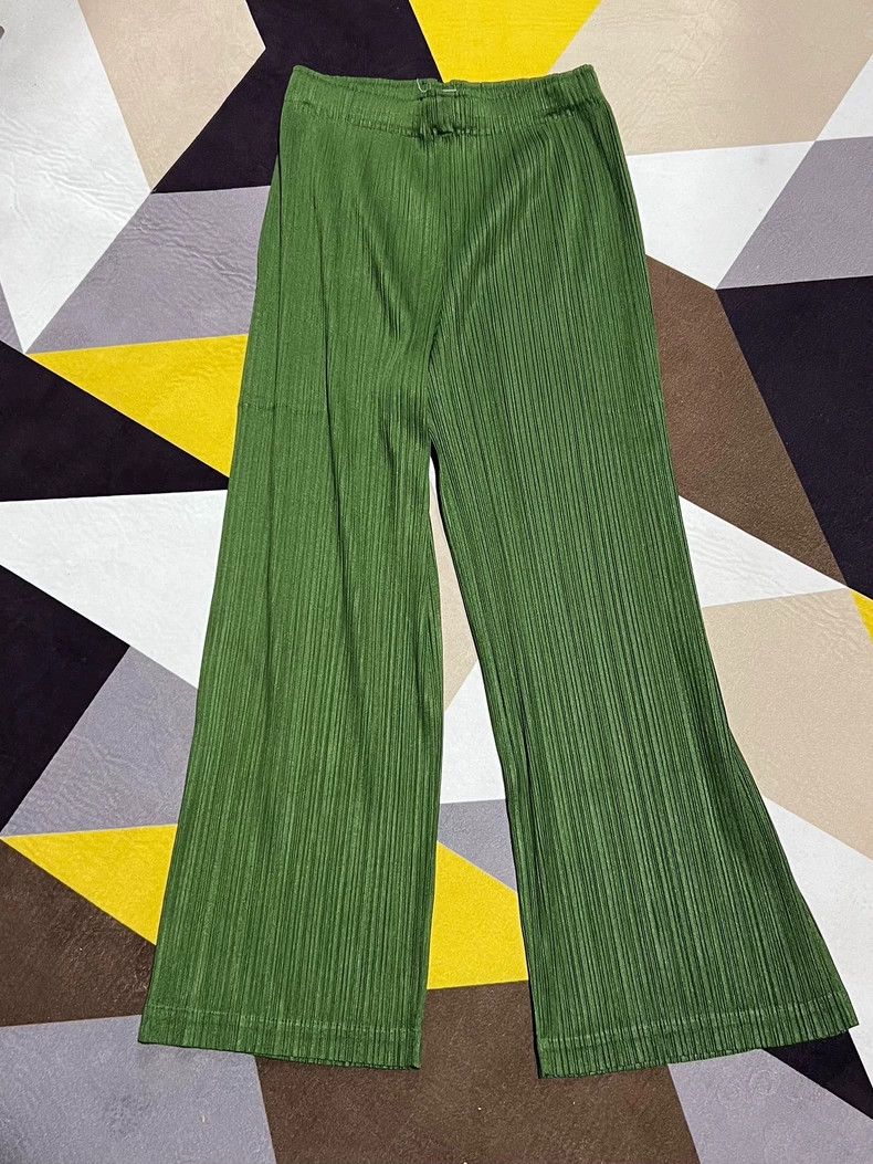 Issey Miyake issey miyake Green trousers Size US 30 / EU 46 - 1 Thumbnail