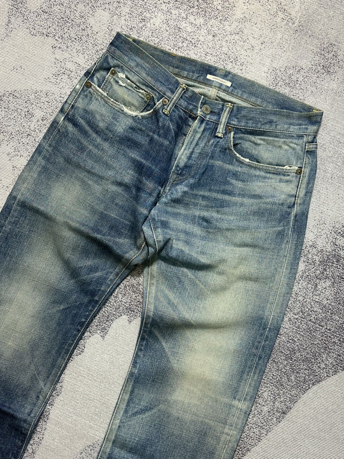 Sugar Cane Vintage Eternal Clawmark Faded Loose Baggy Jeans Size US 30 / EU 46 - 3 Thumbnail